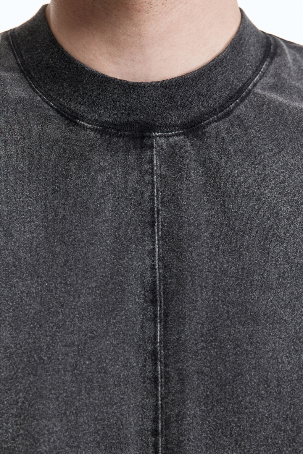 Футболка хлопковая с обрезанными рукавами - цвет серый - 6