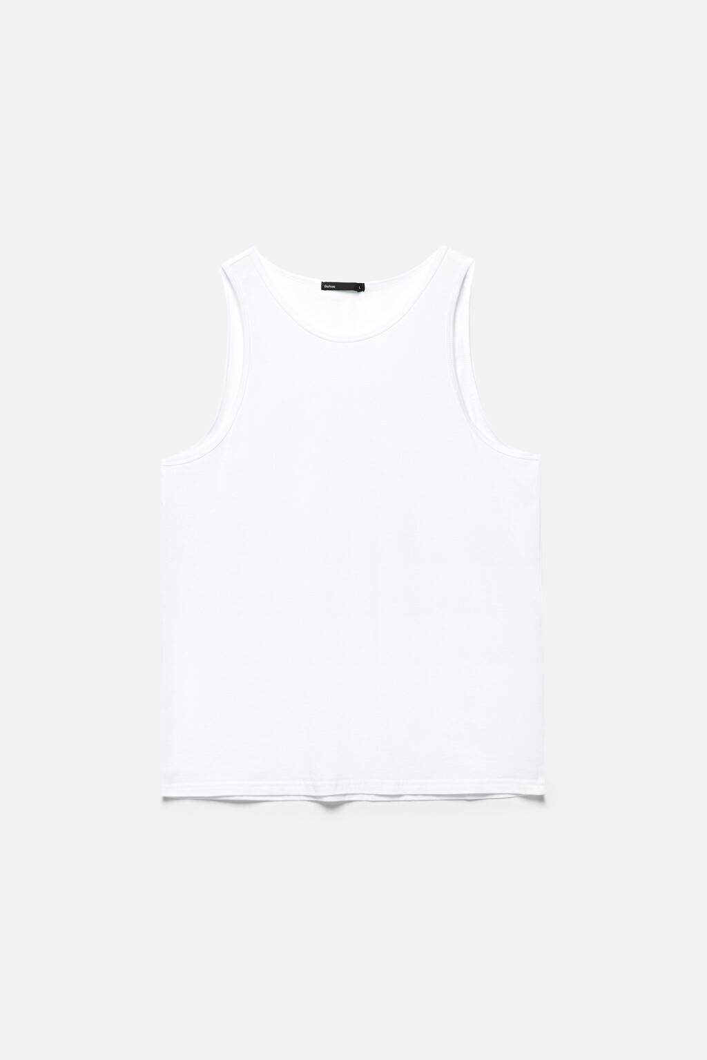 Майка хлопковая базовая - цвет белый - 9