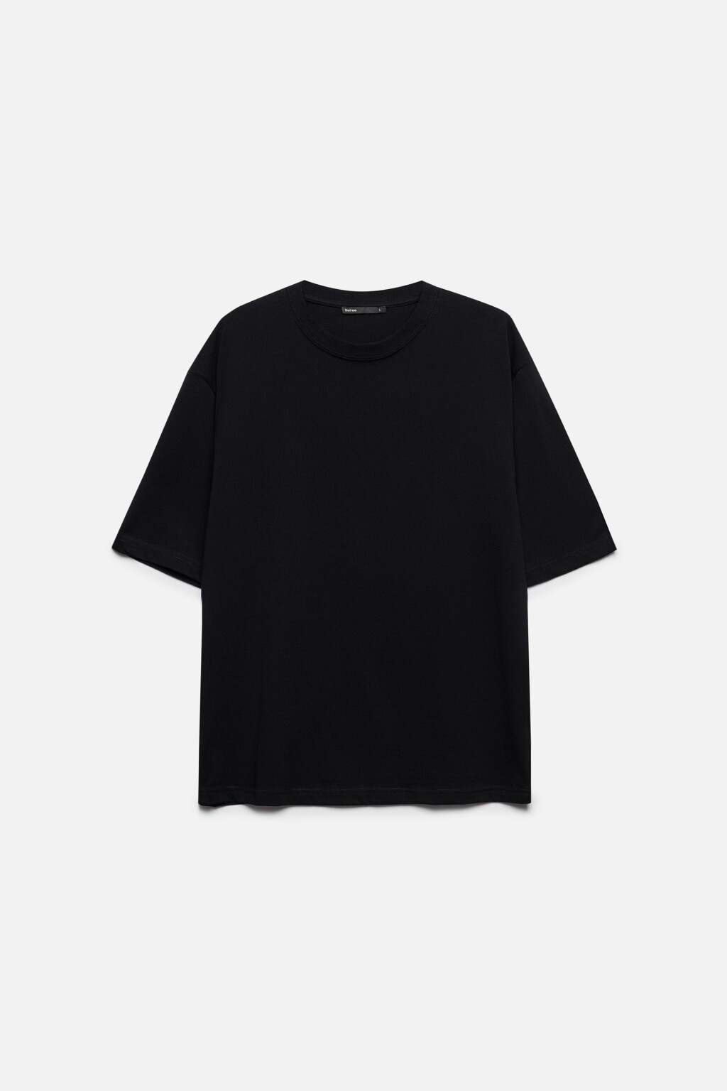 Футболка oversize базовая - цвет черный - 8