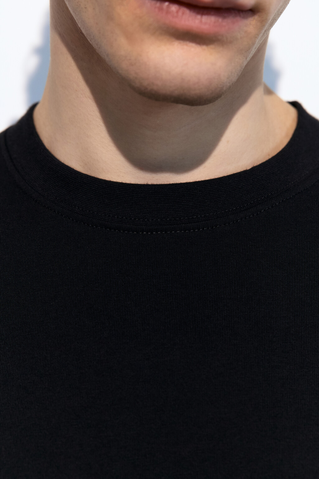 Футболка oversize базовая - цвет черный - 6