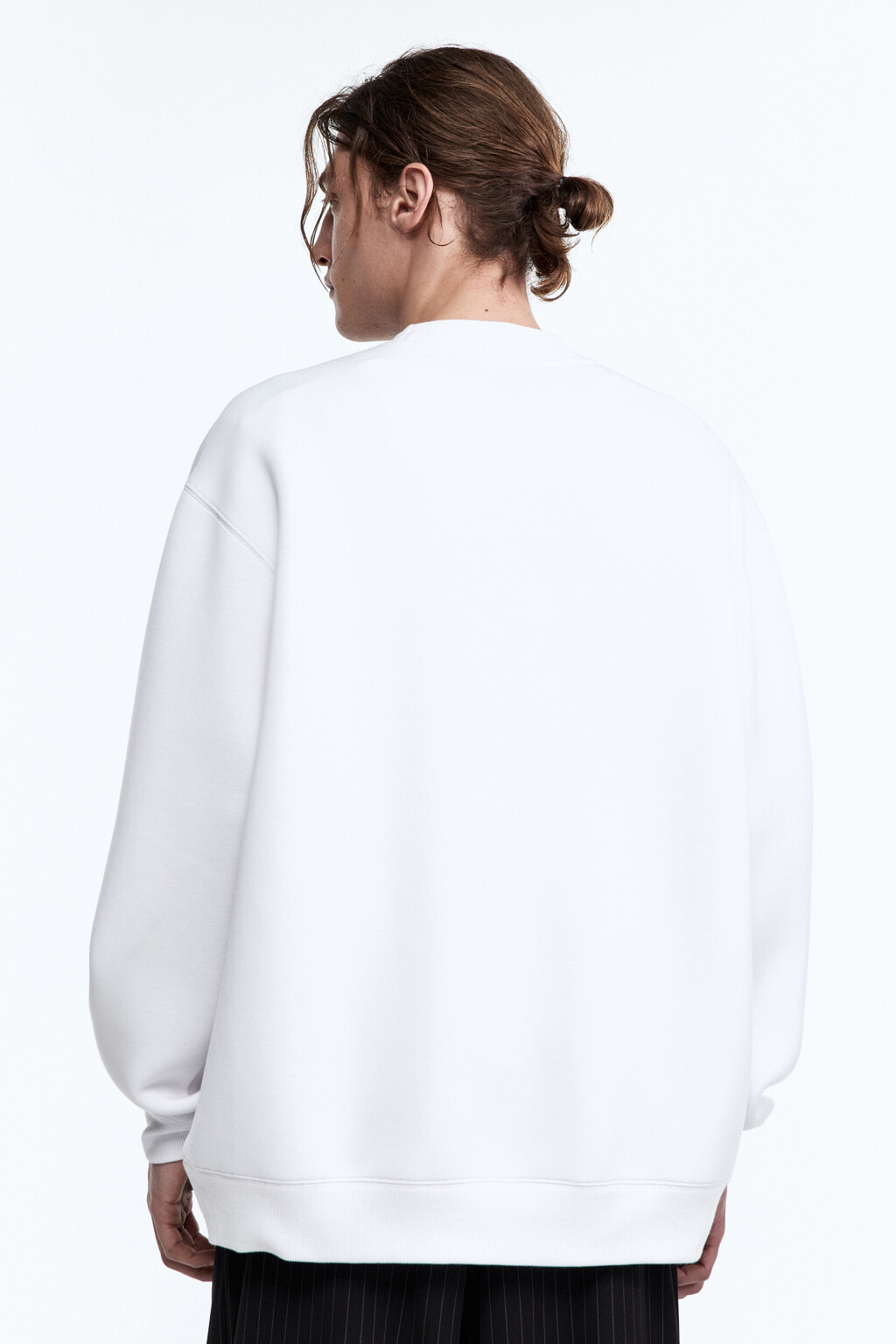 Свитшот oversize из неопрена - цвет белый - 5