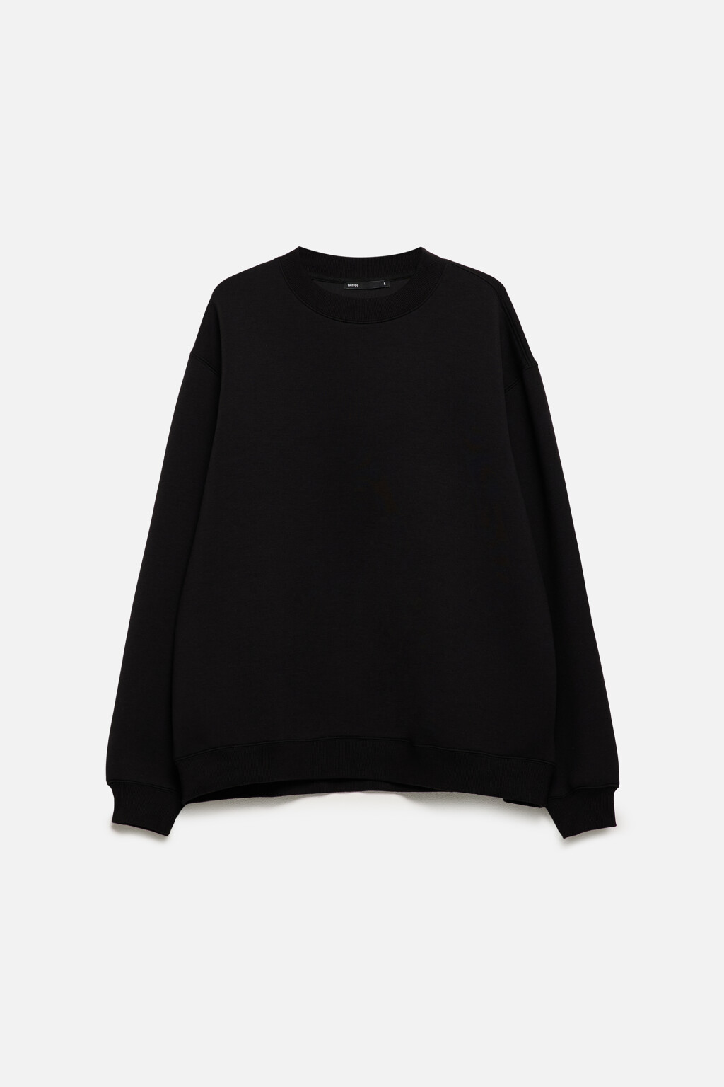 Свитшот oversize из неопрена - цвет черный - 9