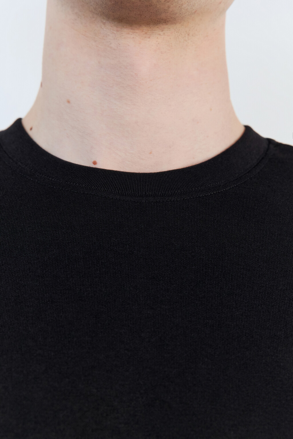 Свитшот oversize базовый из футера - цвет черный - 6