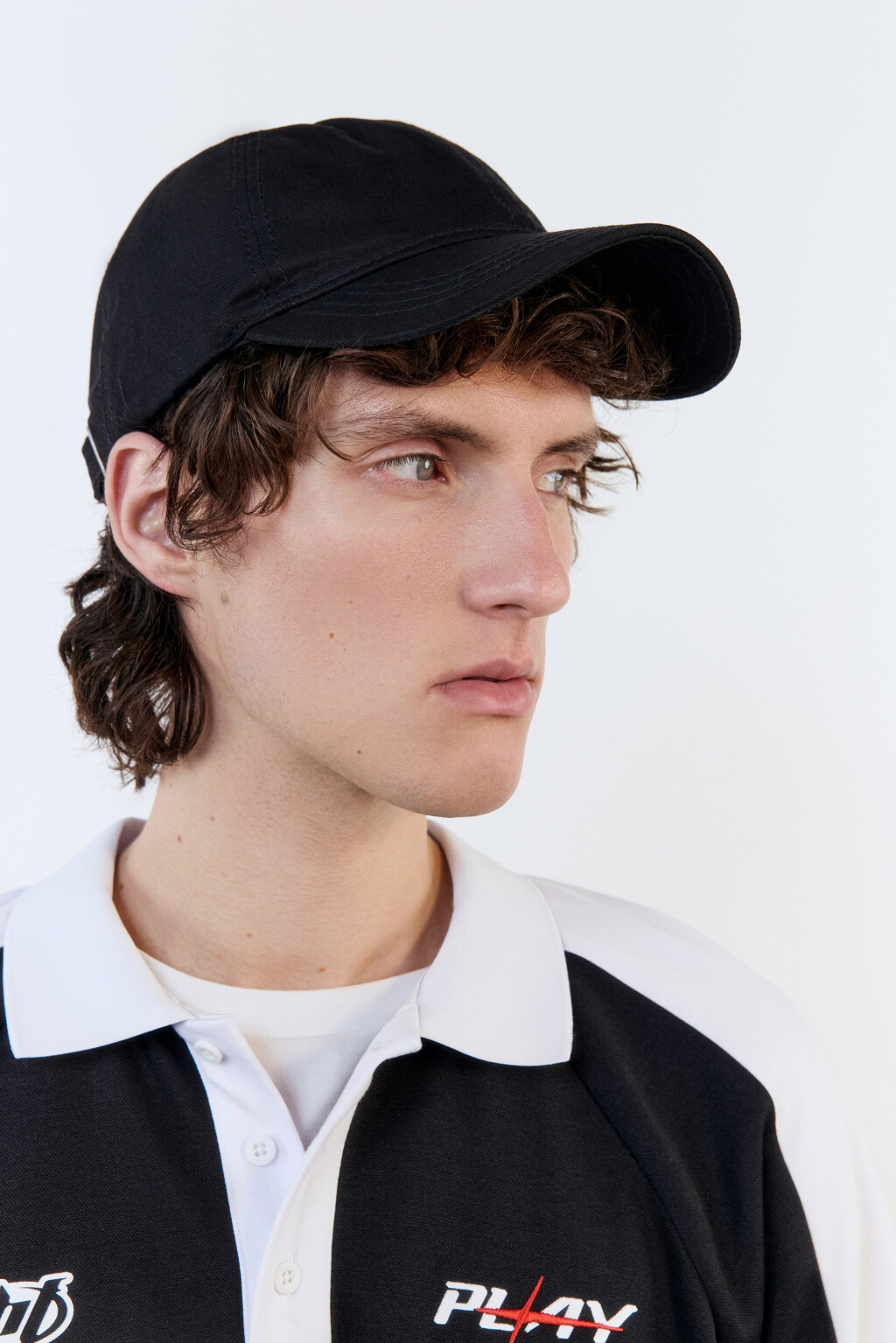 бейсболка мужская - цвет черный - 1