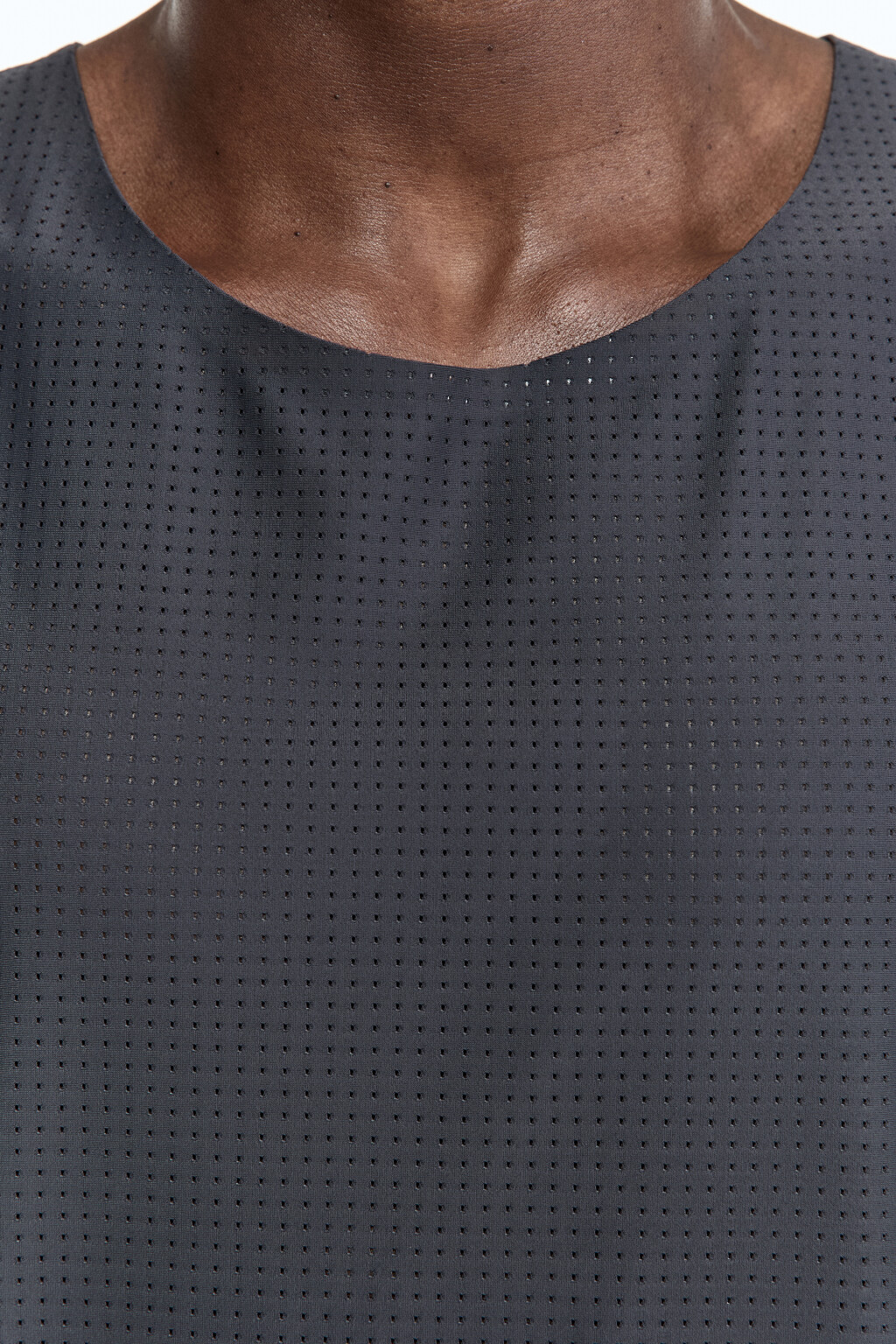 Майка спортивная из сетки - цвет серый - 7