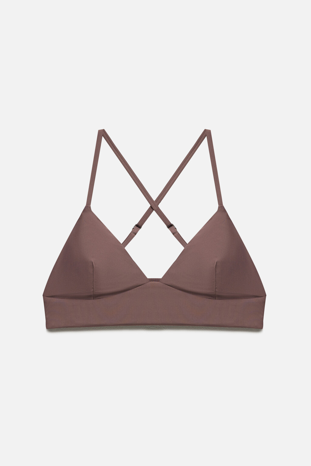 Лиф-топ купальный на тонких бретельках - цвет бежевый - 5