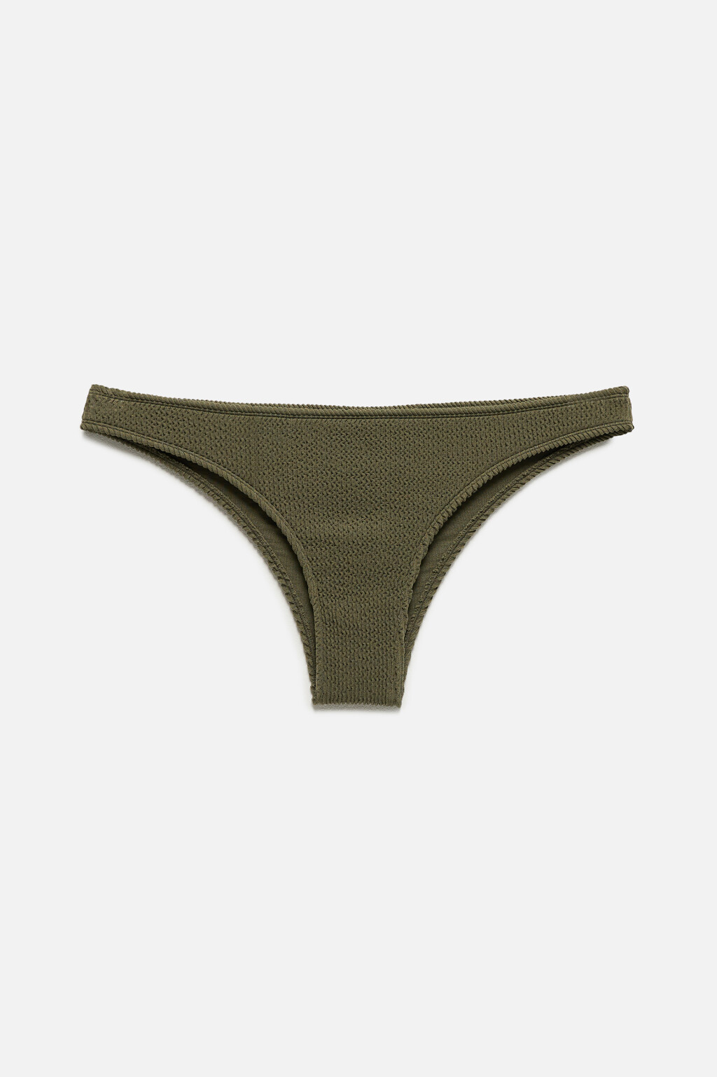 Трусы-слипы купальные из жатой ткани - цвет зеленый - 5