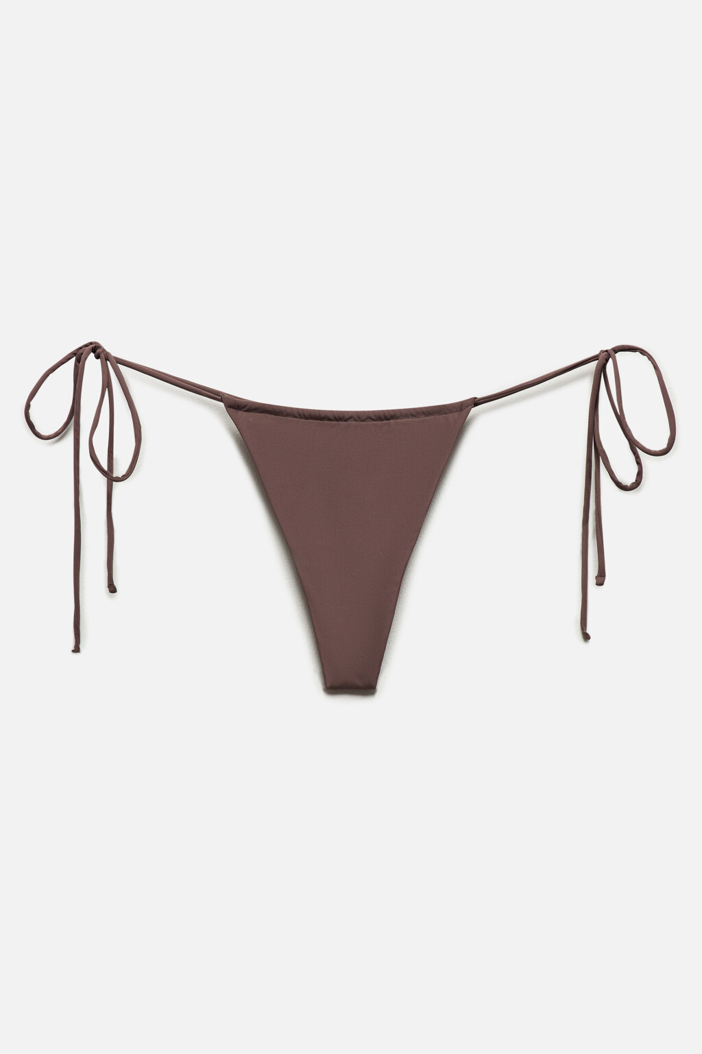 Трусы-стринги купальные на завязках - цвет бежевый - 6