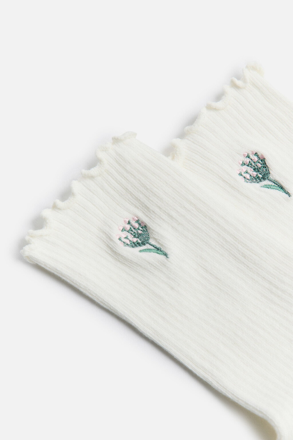 носки женские - цвет ванильный - 2