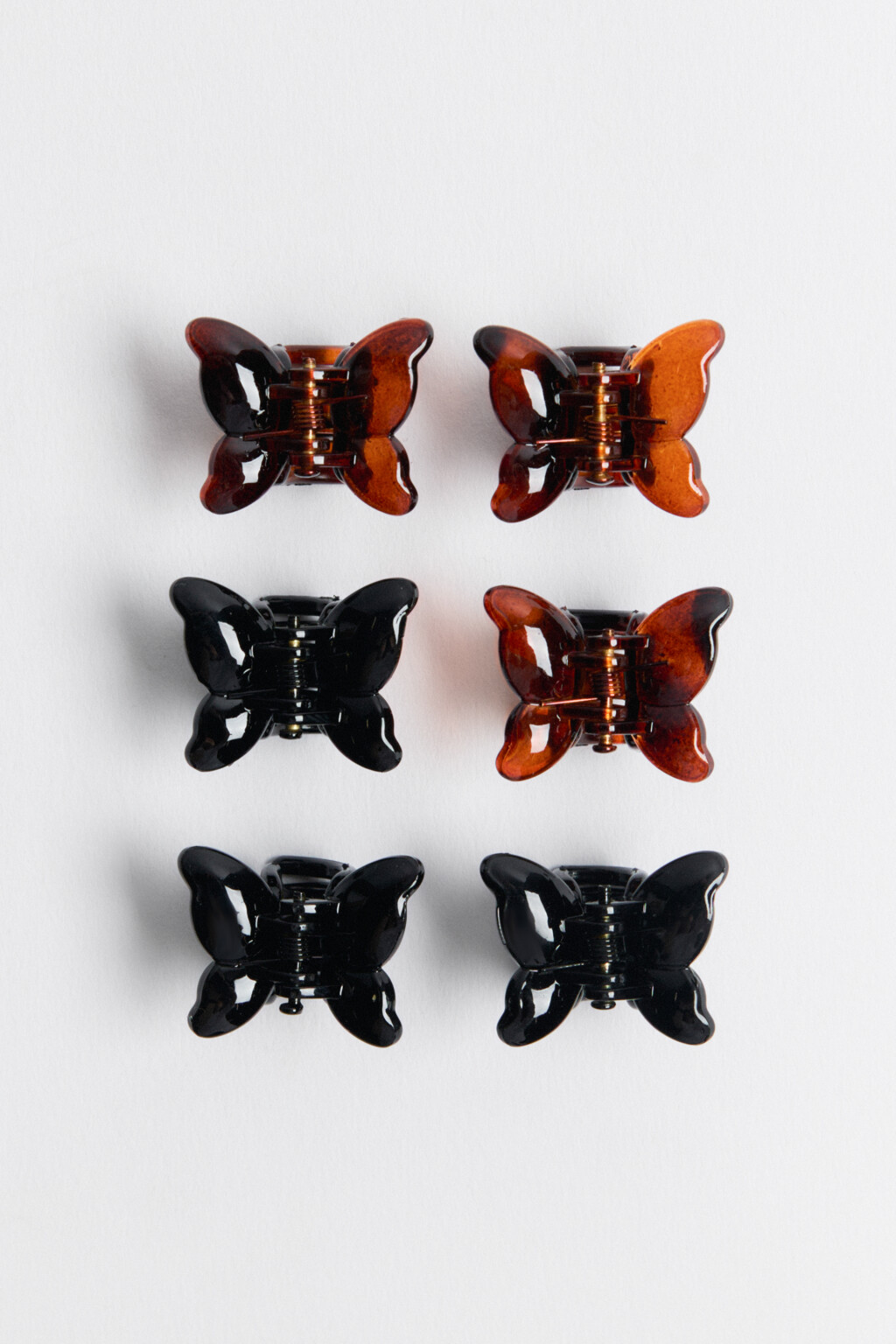 набор заколок для волос женский - цвет черный - 1