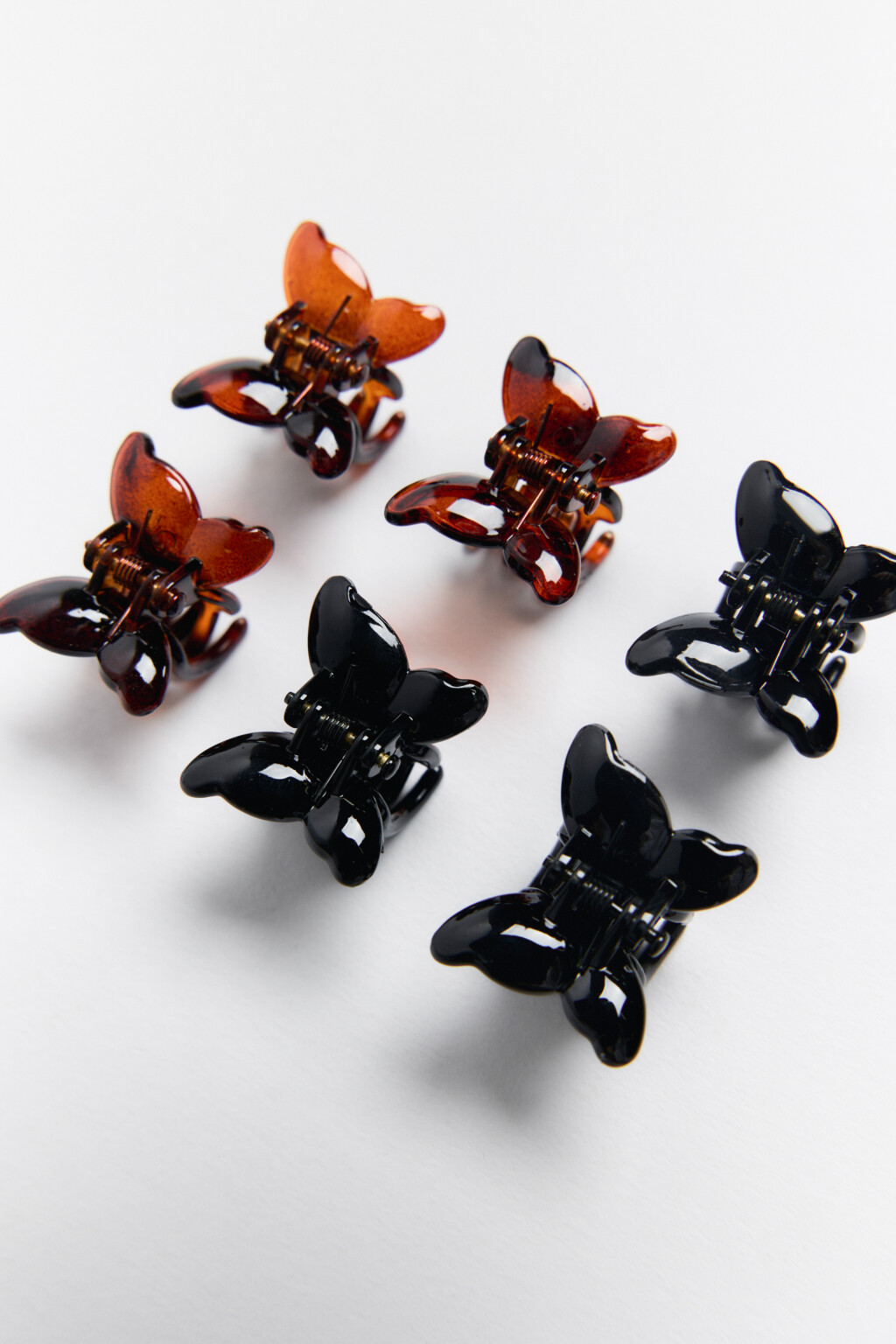 набор заколок для волос женский - цвет черный - 2