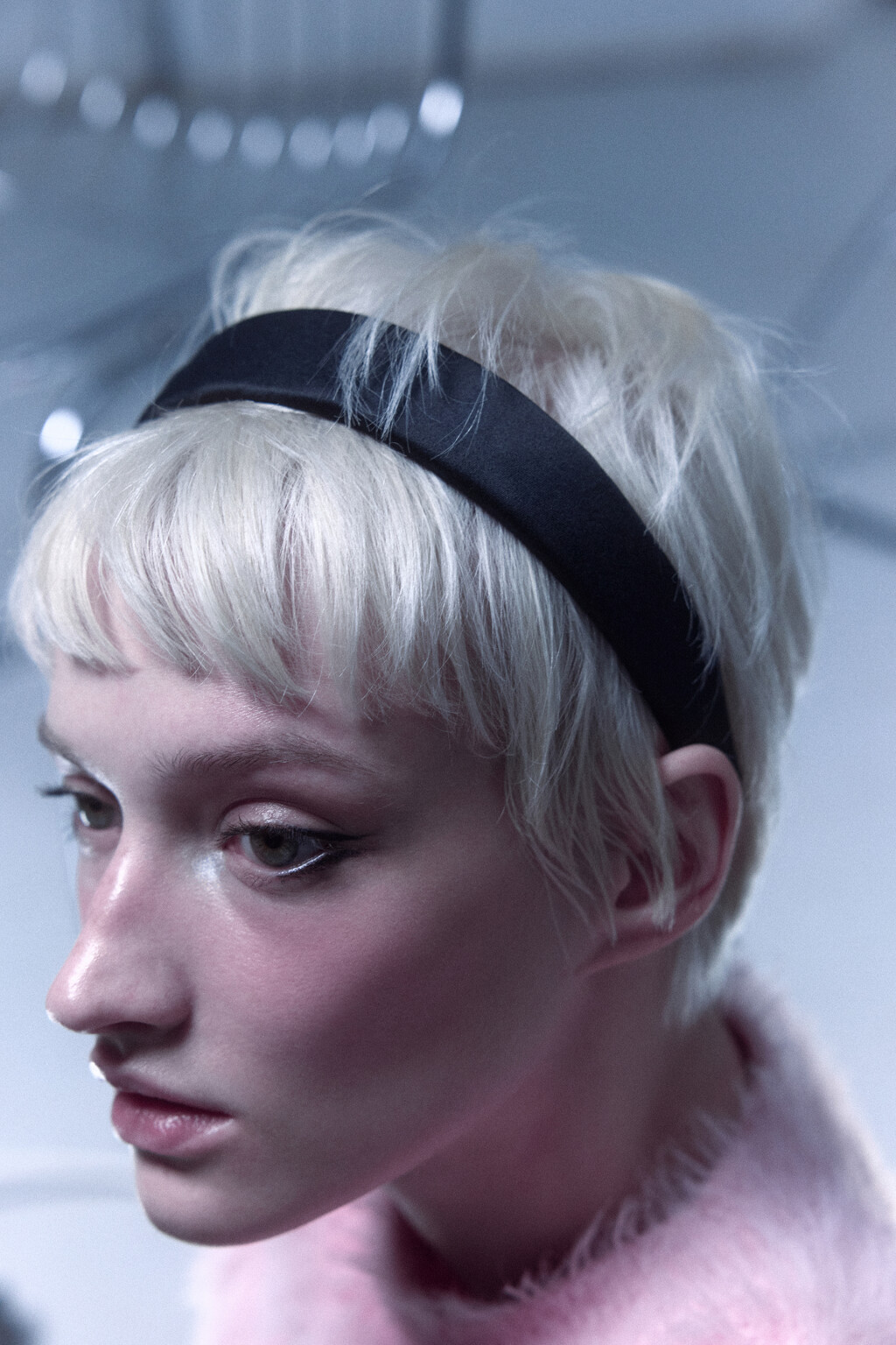 ободок для волос женский - цвет черный - 3