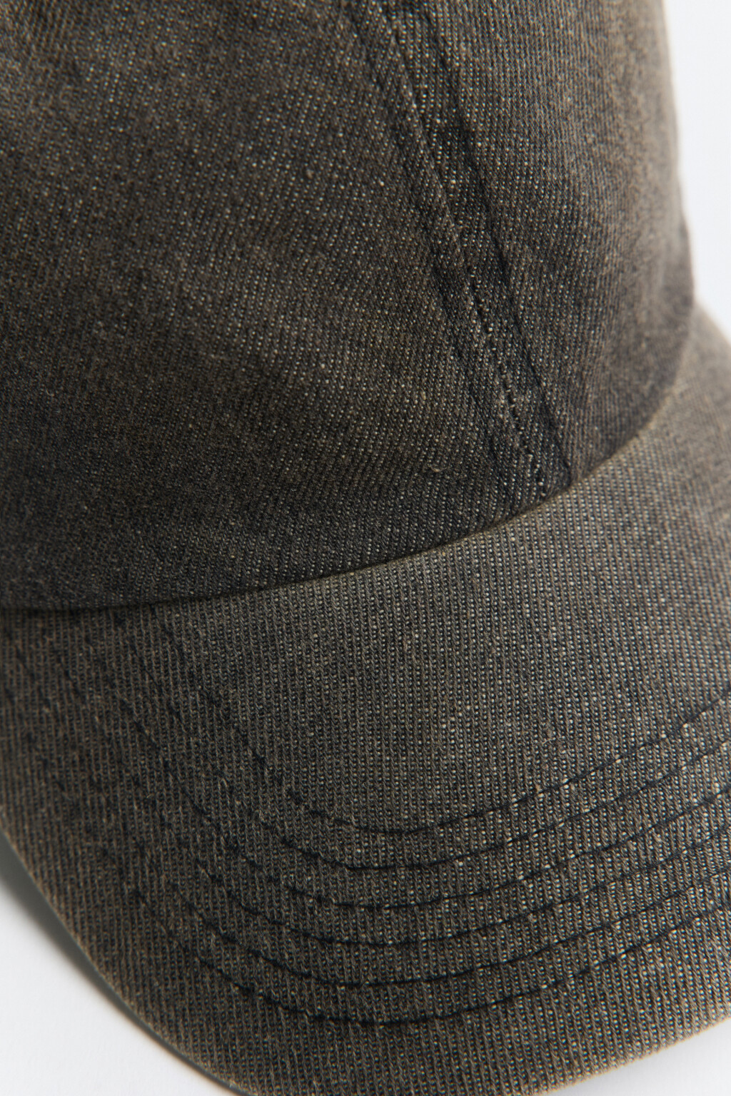 Бейсболка джинсовая с вареным эффектом - цвет серый - 3