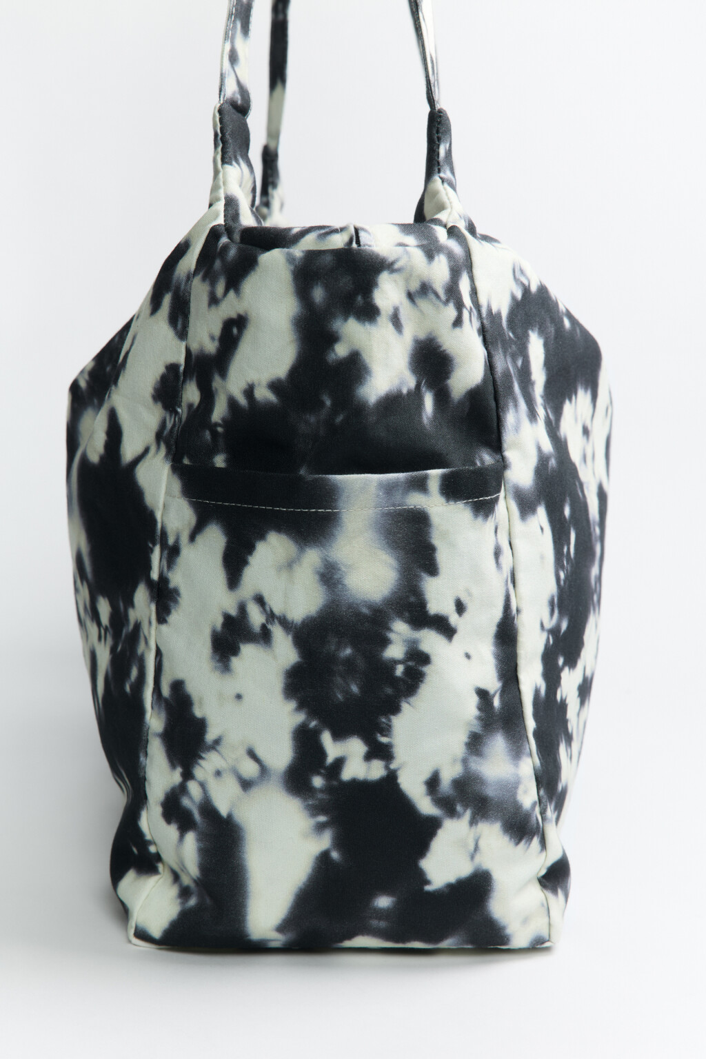 Сумка-шоппер хлопковая с принтом - цвет мультиколор - 3