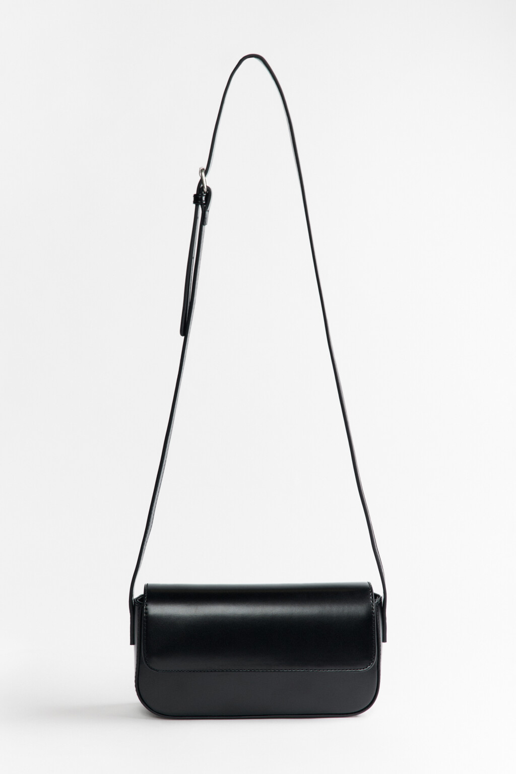 Сумка-кроссбоди прямоугольная - цвет черный - 1