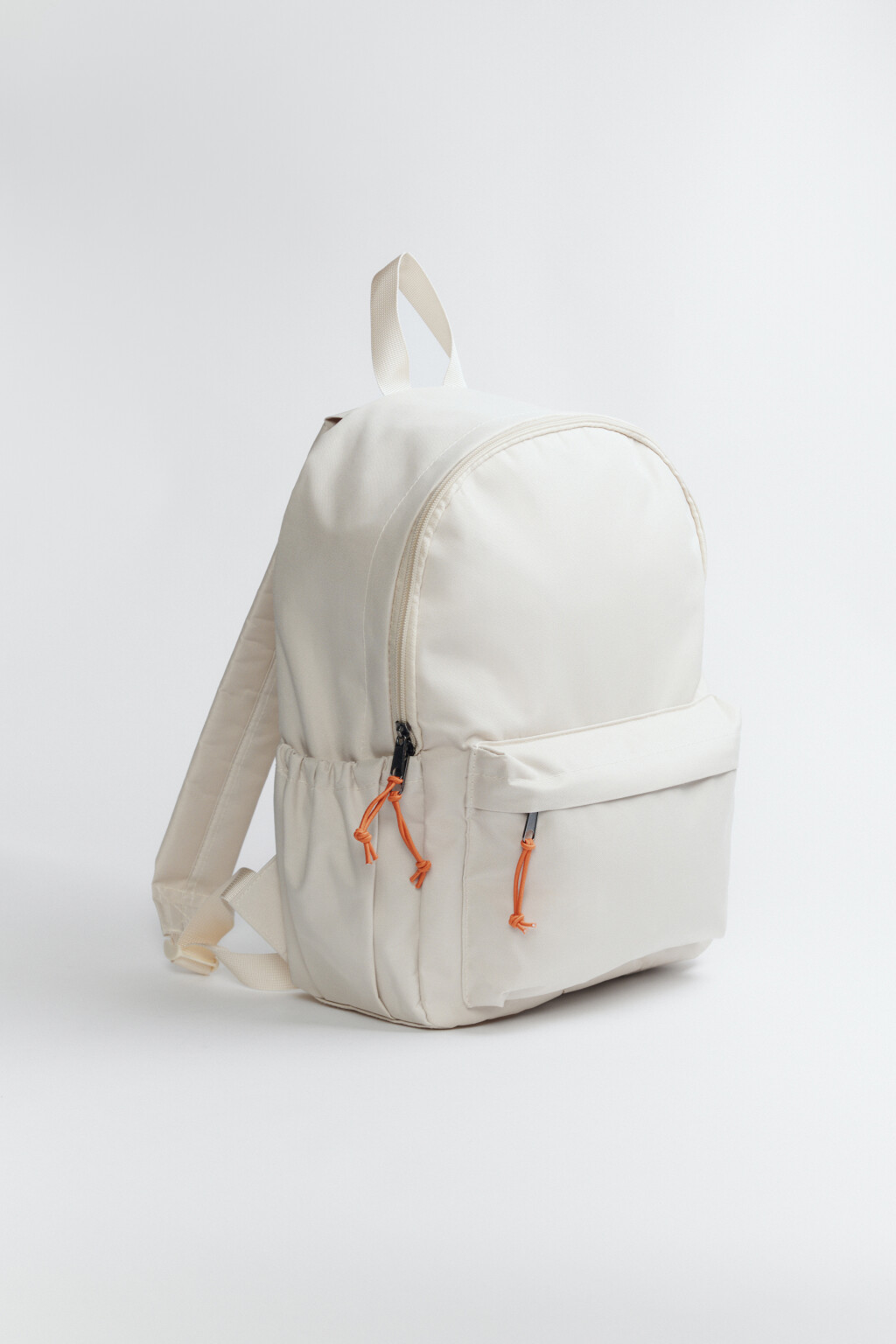 Рюкзак городской текстильный - цвет бежевый - 2