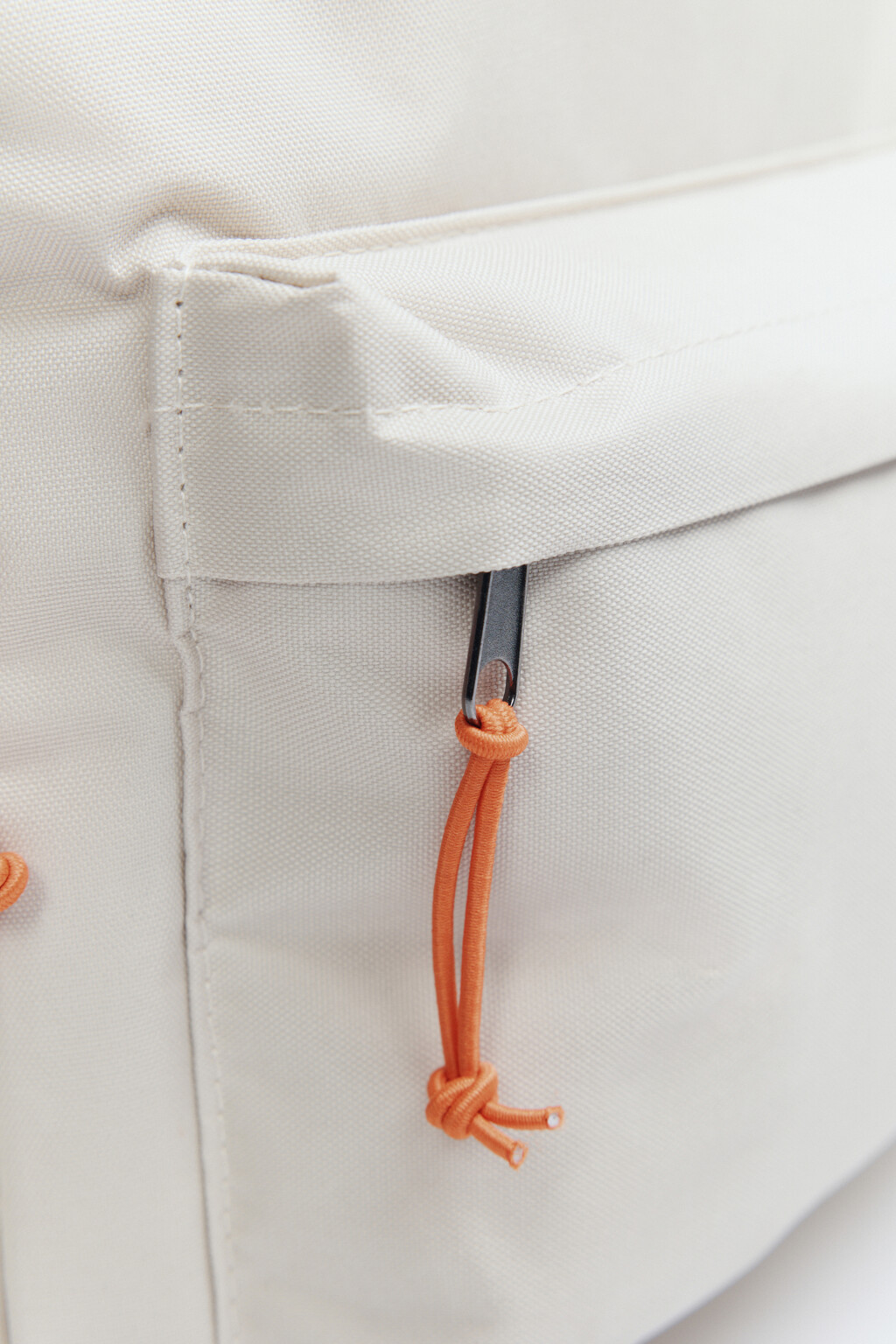 Рюкзак городской текстильный - цвет бежевый - 3