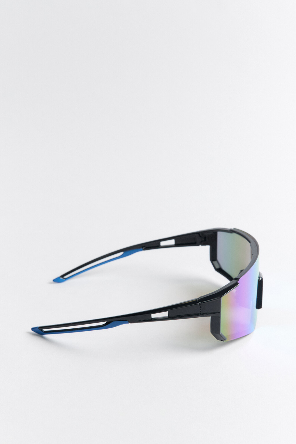 Очки солнцезащитные широкие - цвет черный - 2