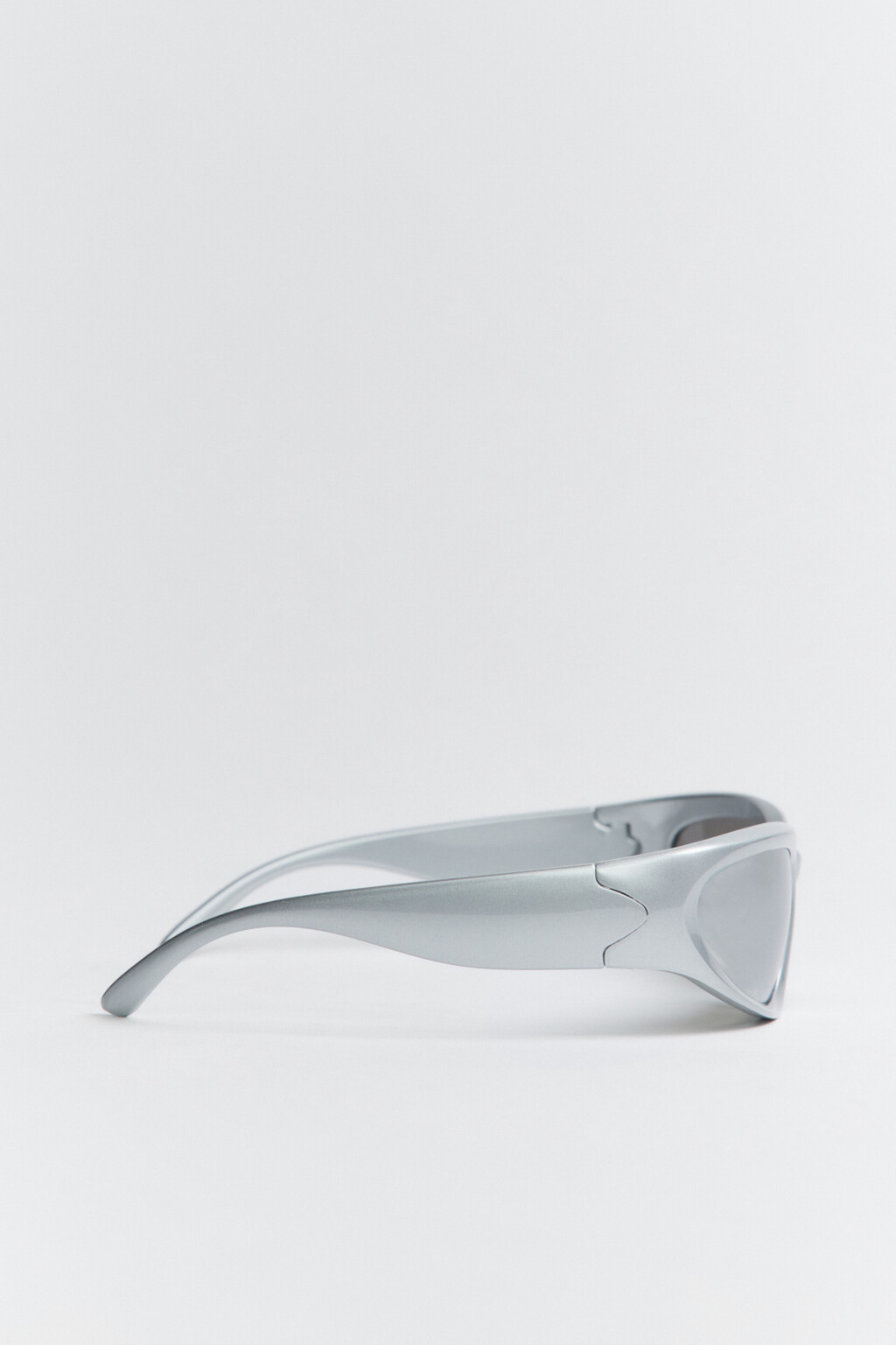 Очки солнцезащитные в спортивном стиле - цвет серый - 2