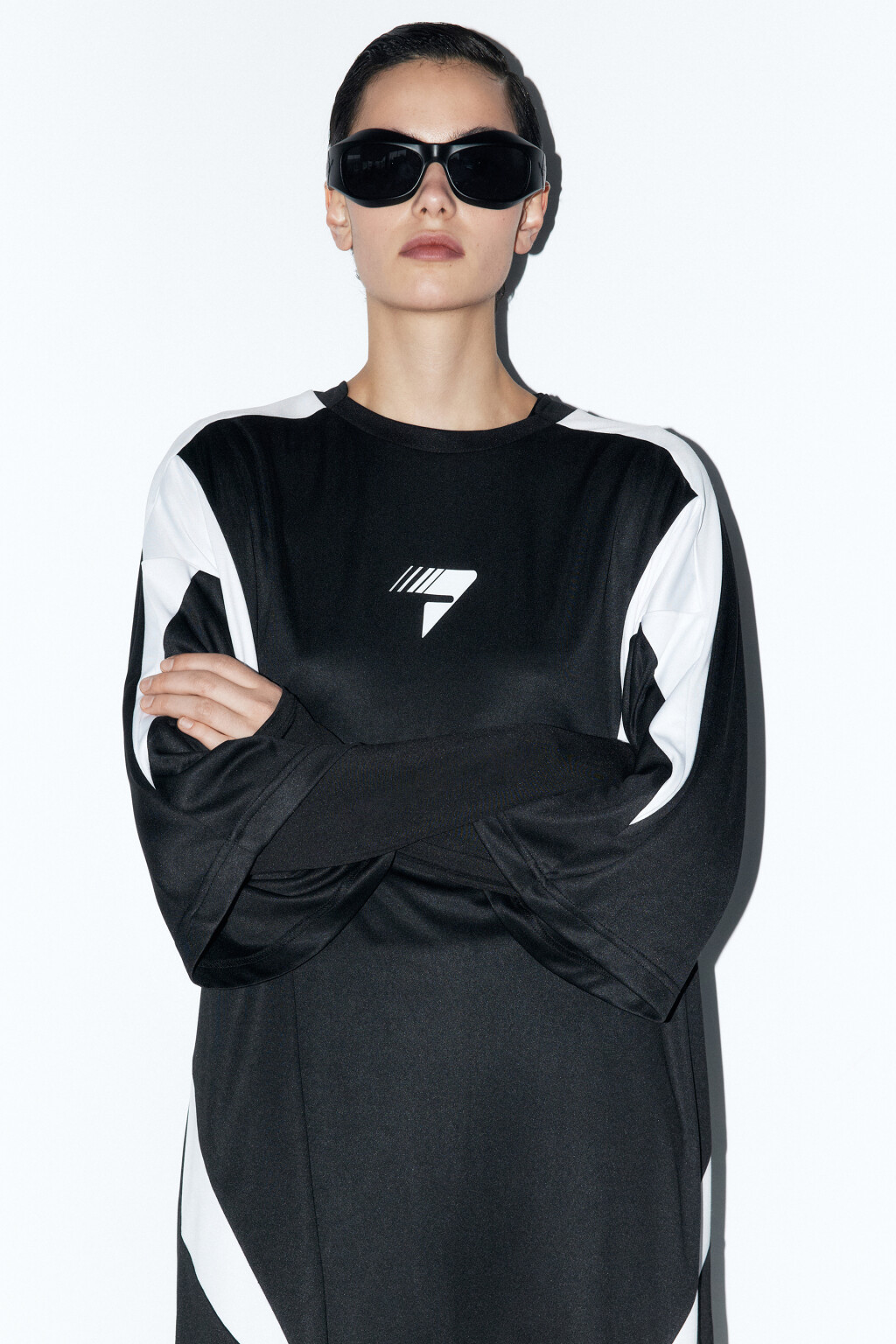 Очки biker солнцезащитные - цвет черный - 1