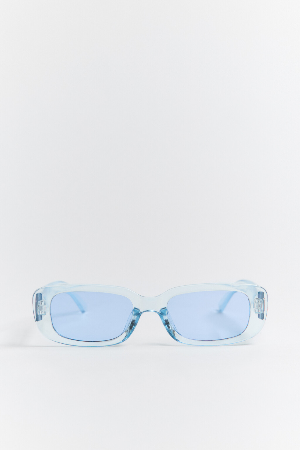 Очки солнцезащитные в полупрозрачной оправе - цвет розовый - 3