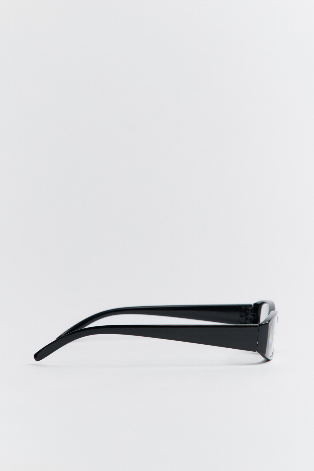 Очки-нулевки в узкой оправе - цвет черный - 3