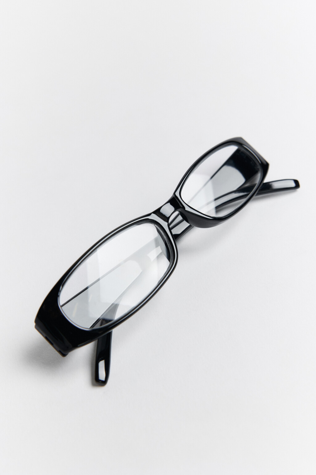 Очки-нулевки в узкой оправе - цвет черный - 4