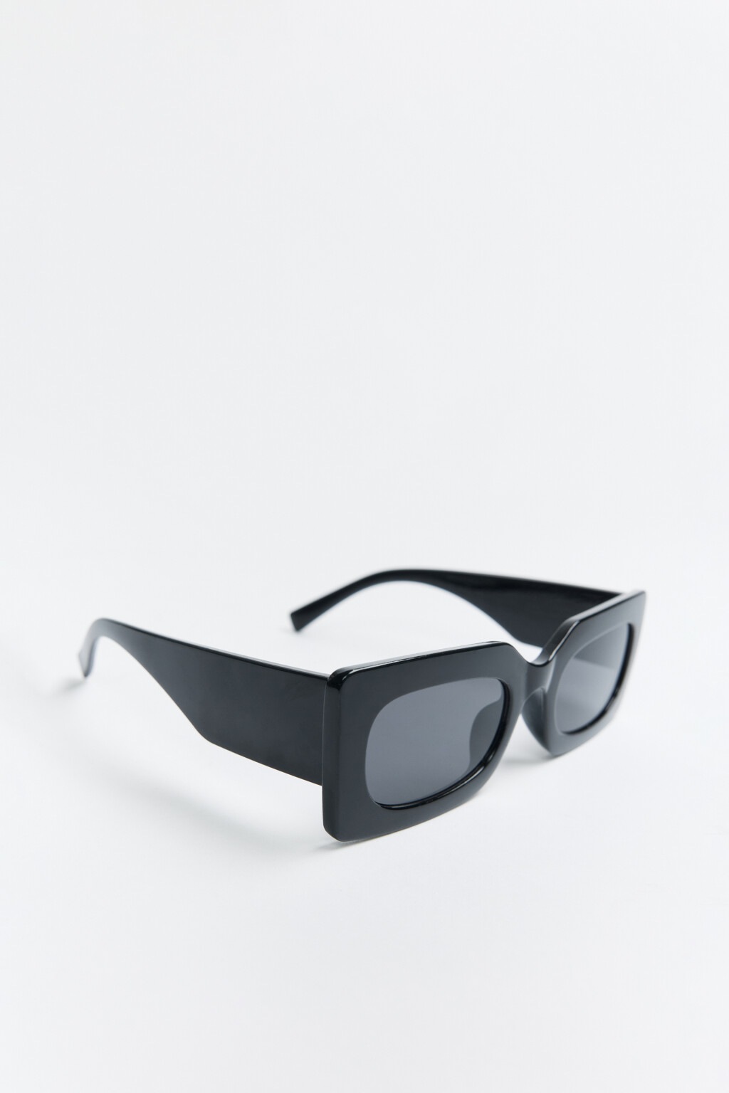 Очки солнцезащитные в широкой оправе - цвет черный - 3