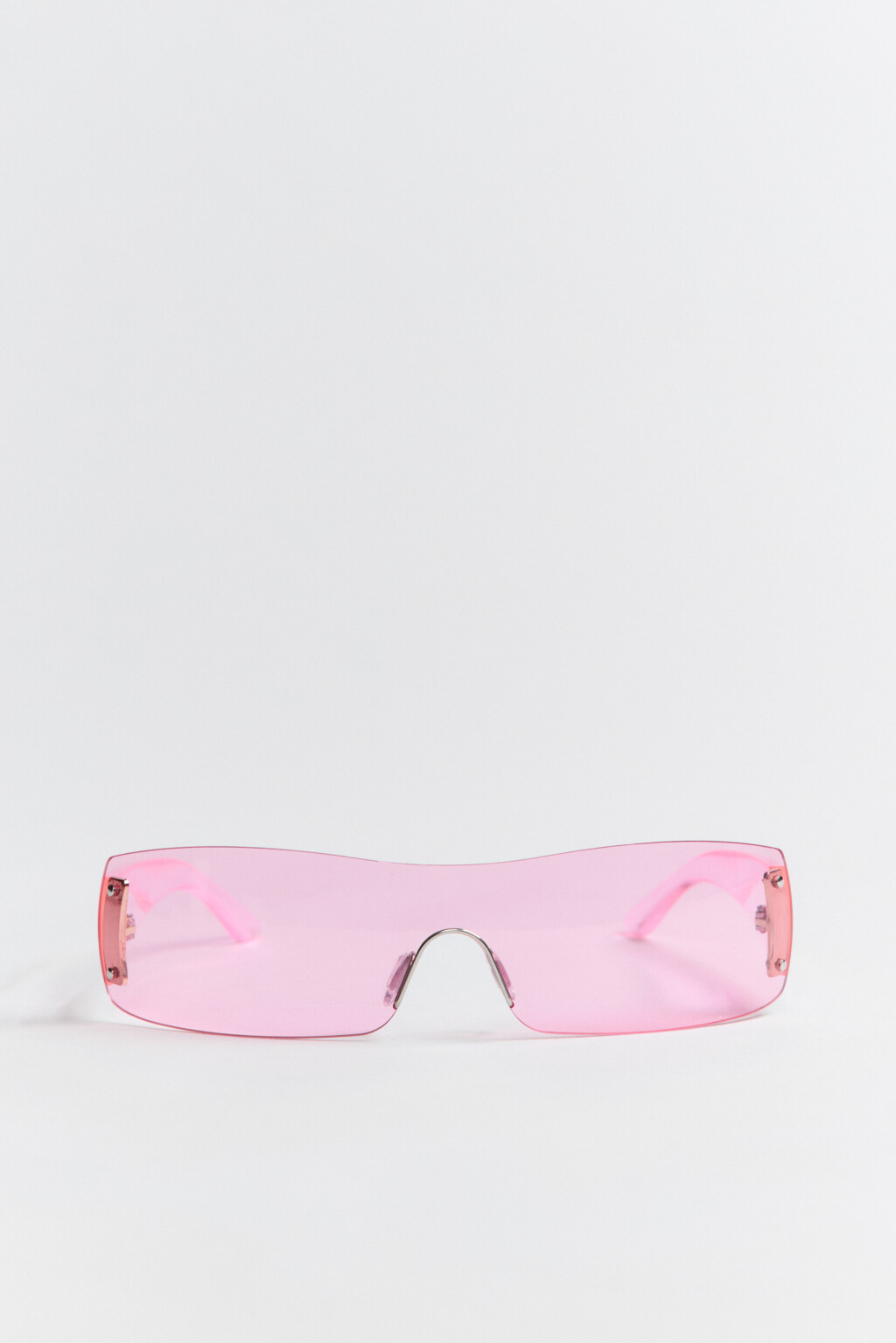 Очки-маска солнцезащитные узкие - цвет черный - 3