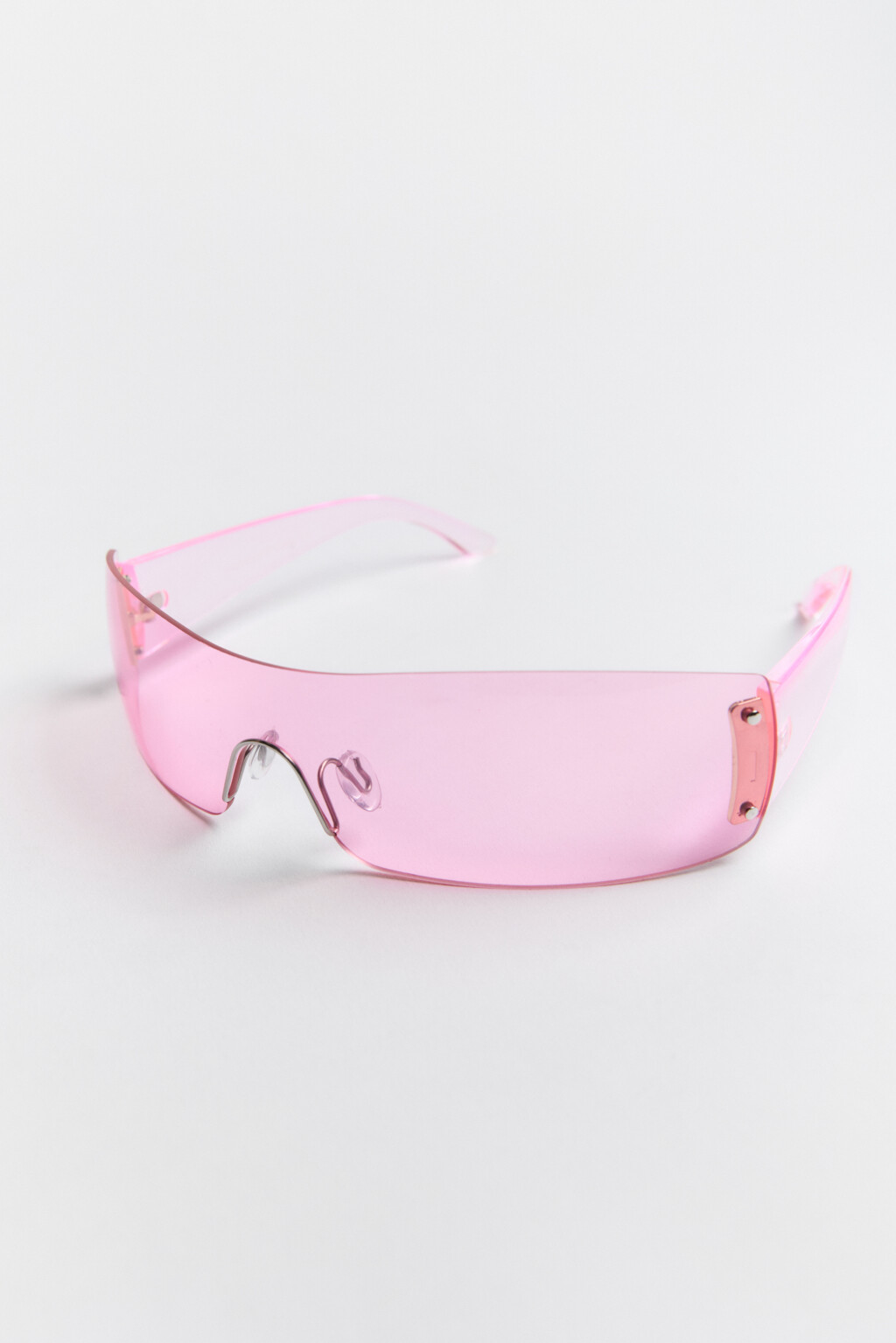 Очки-маска солнцезащитные узкие - цвет черный - 5