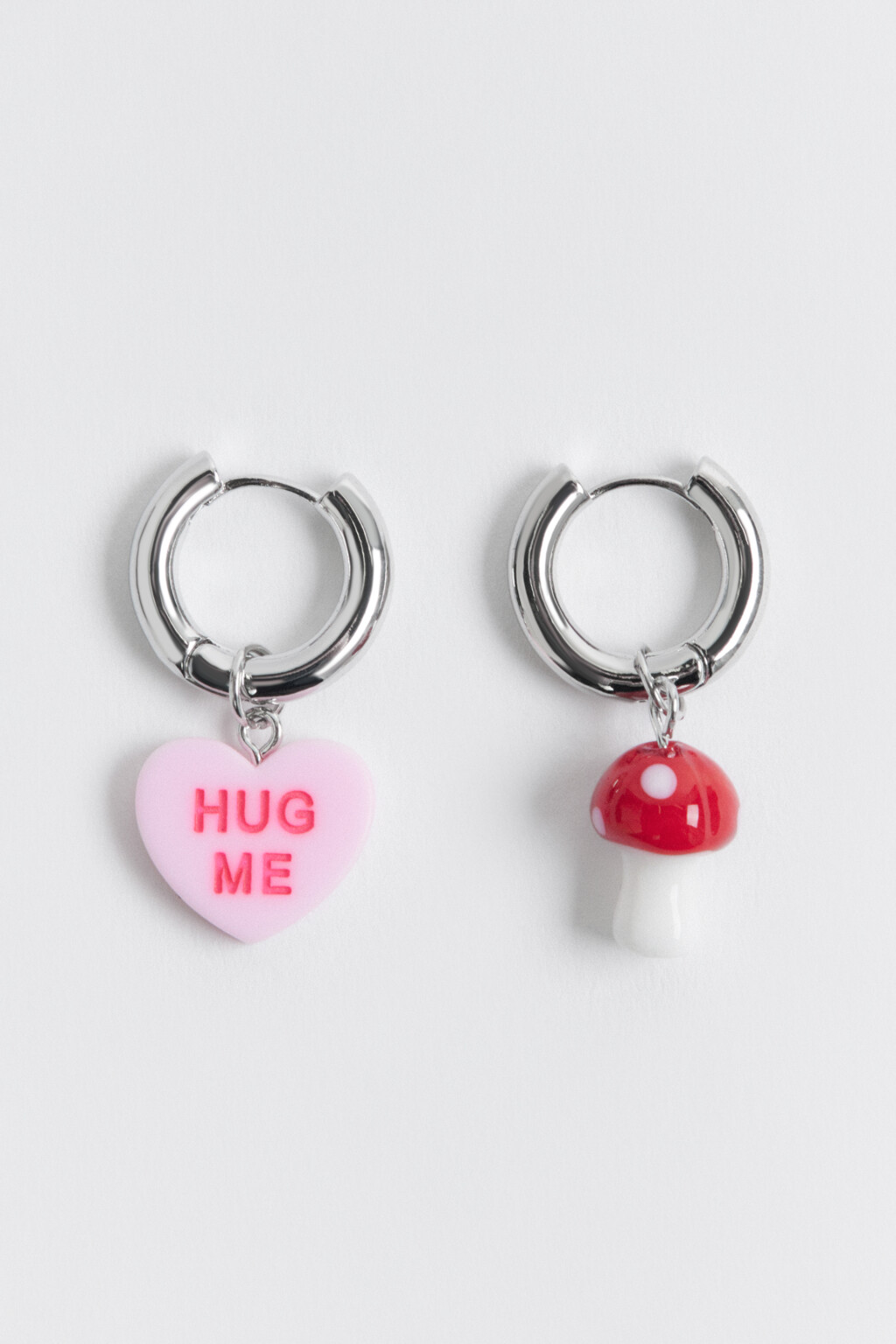 серьги женские - цвет серый - 1