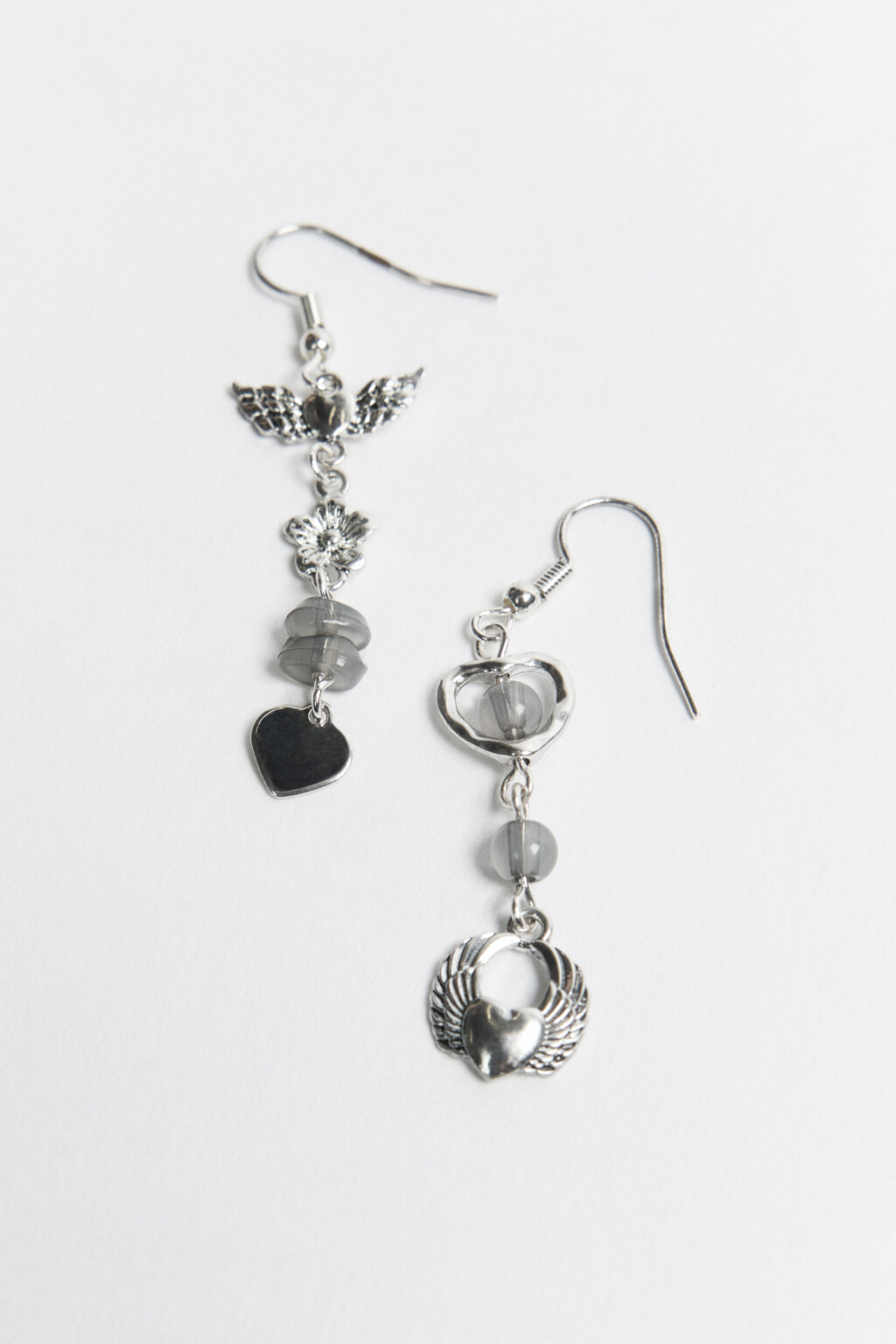 серьги женские - цвет серый - 2