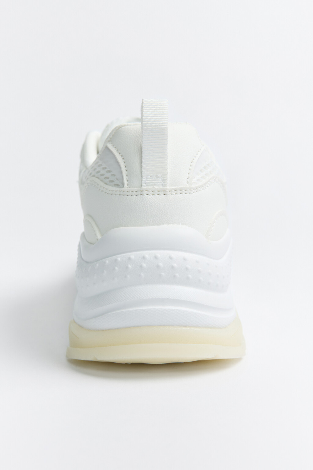 Кроссовки на высокой подошве - цвет белый - 4