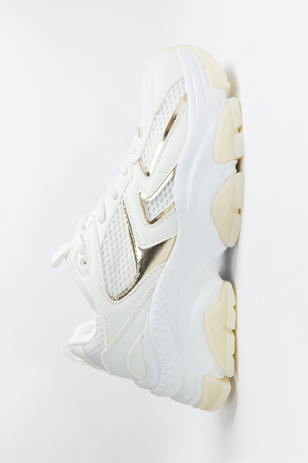 Кроссовки на высокой подошве - цвет белый - 6