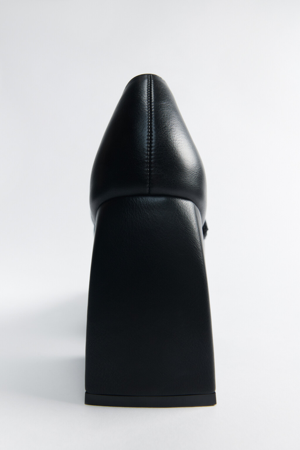 Туфли мэри джейн на высоком каблуке - цвет черный - 4