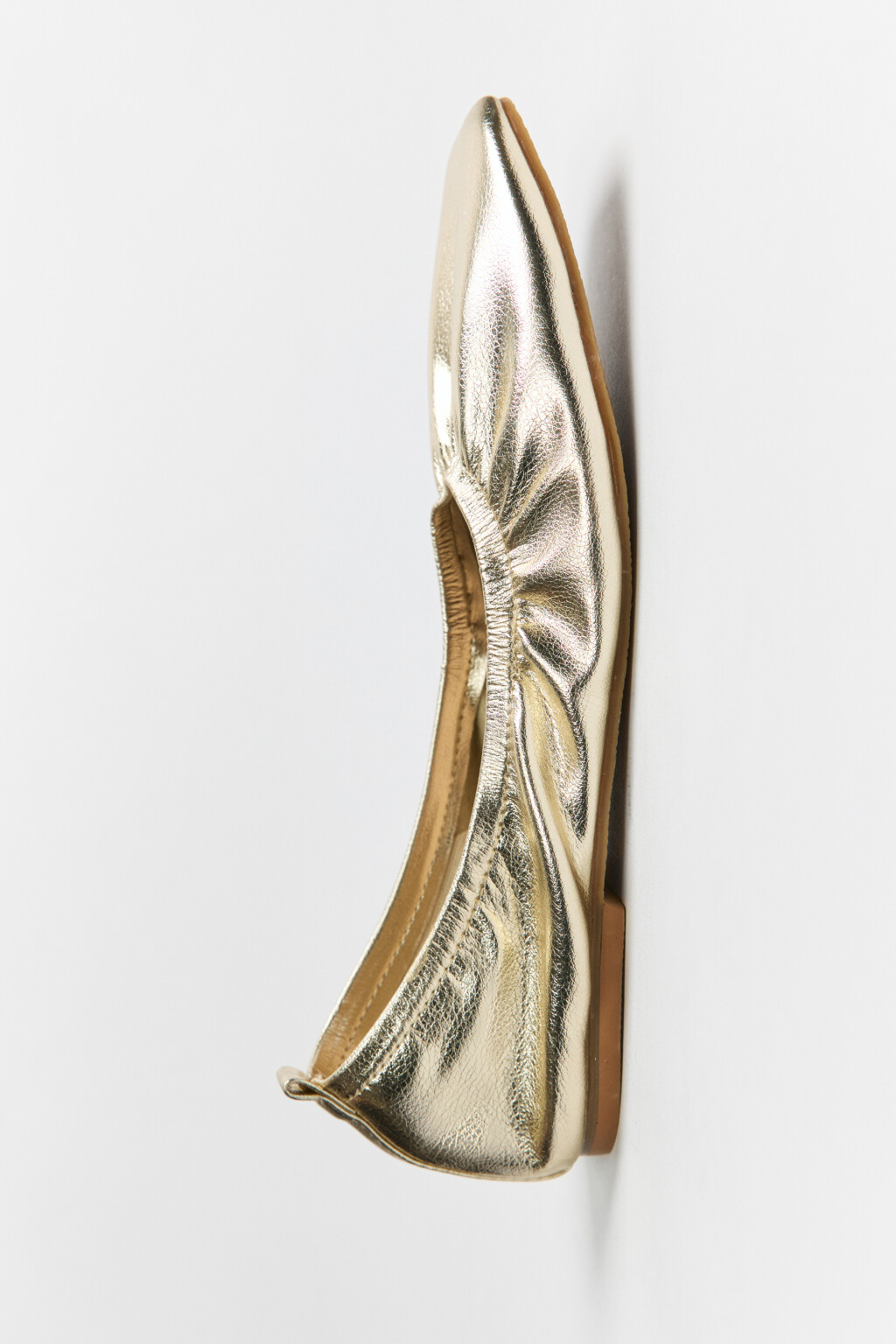 Балетки мягкие с квадратным носом - цвет желтый - 7