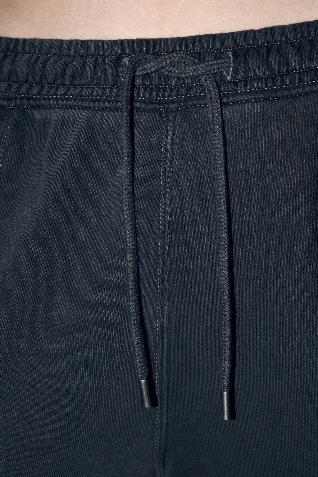 Брюки широкие трикотажные с вареным эффектом - цвет серый - 6