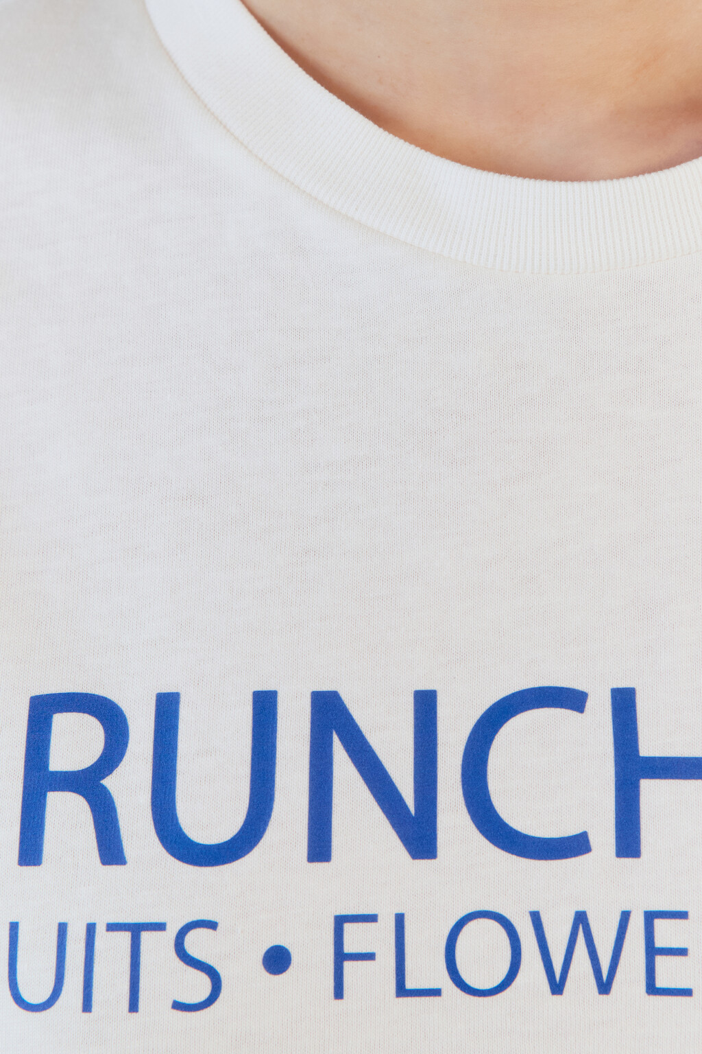 Футболка хлопковая свободная с принтом - цвет белый - 7