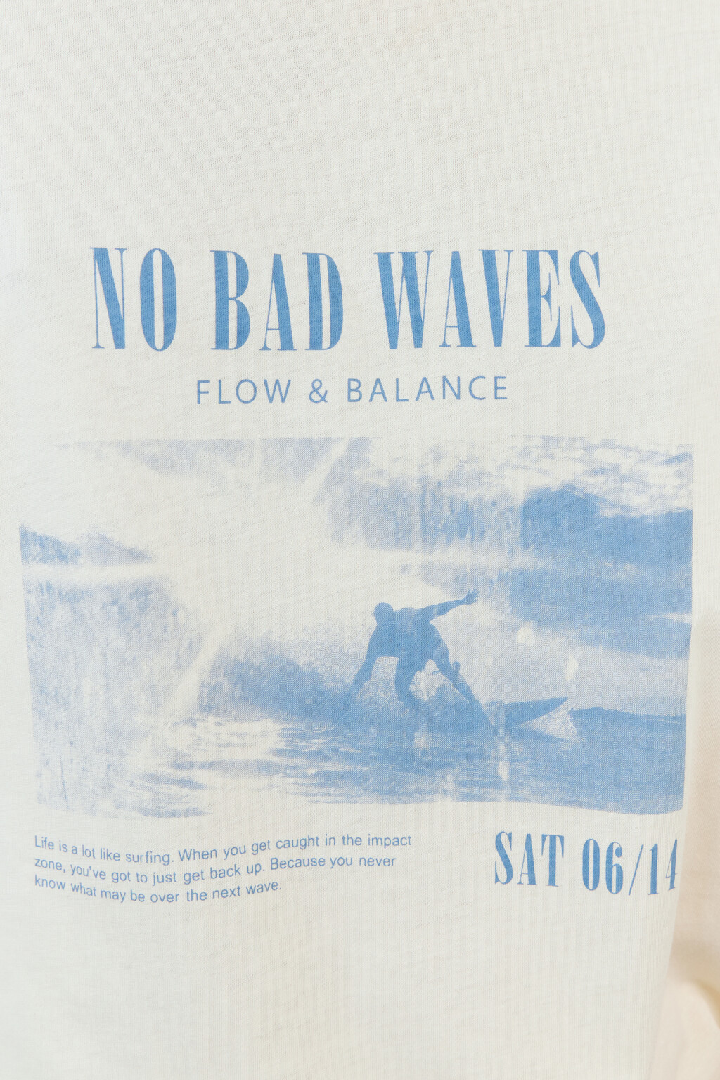 Футболка oversize хлопковая с принтом - цвет бежевый - 6