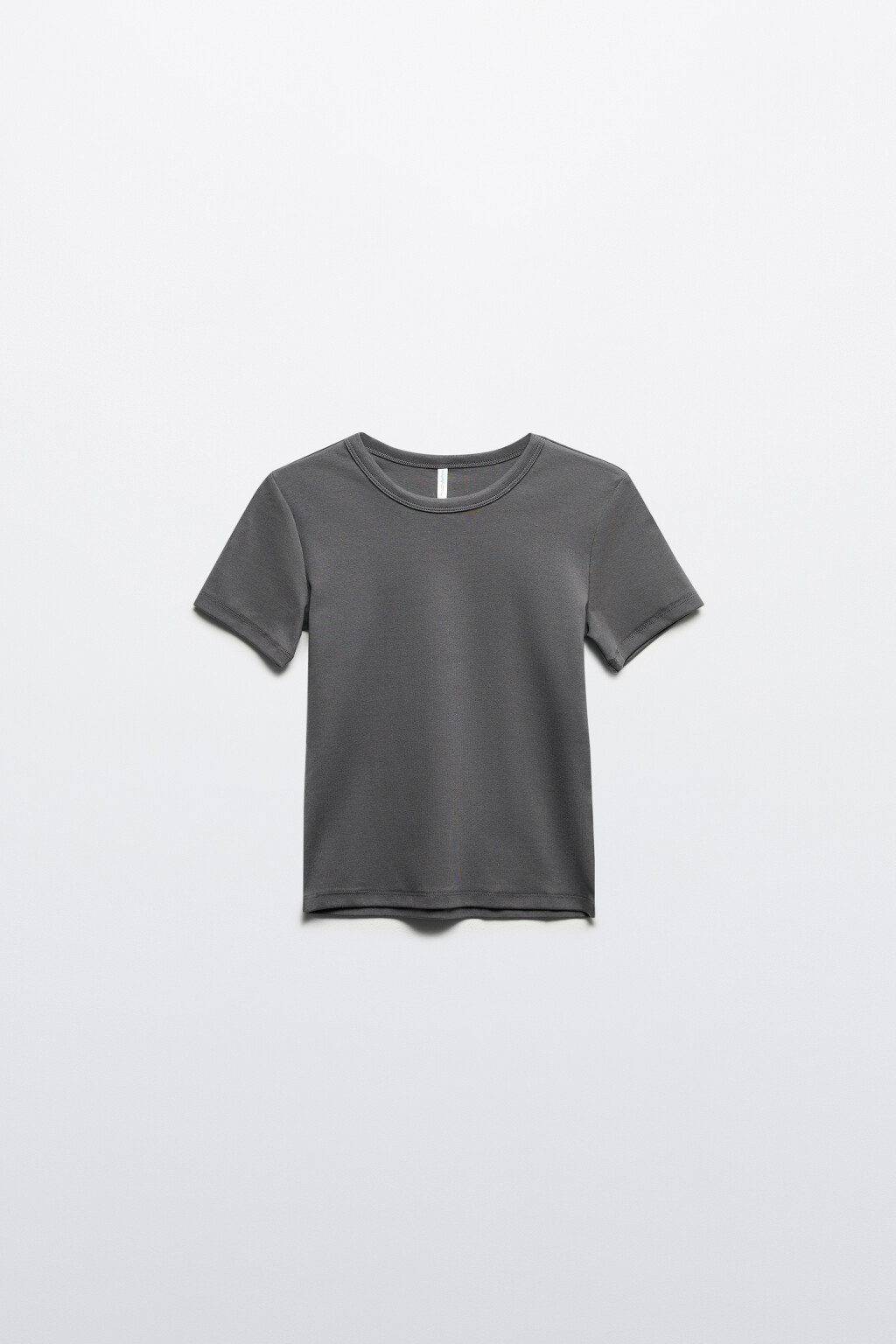 Футболка облегающая хлопковая - цвет серый - 8