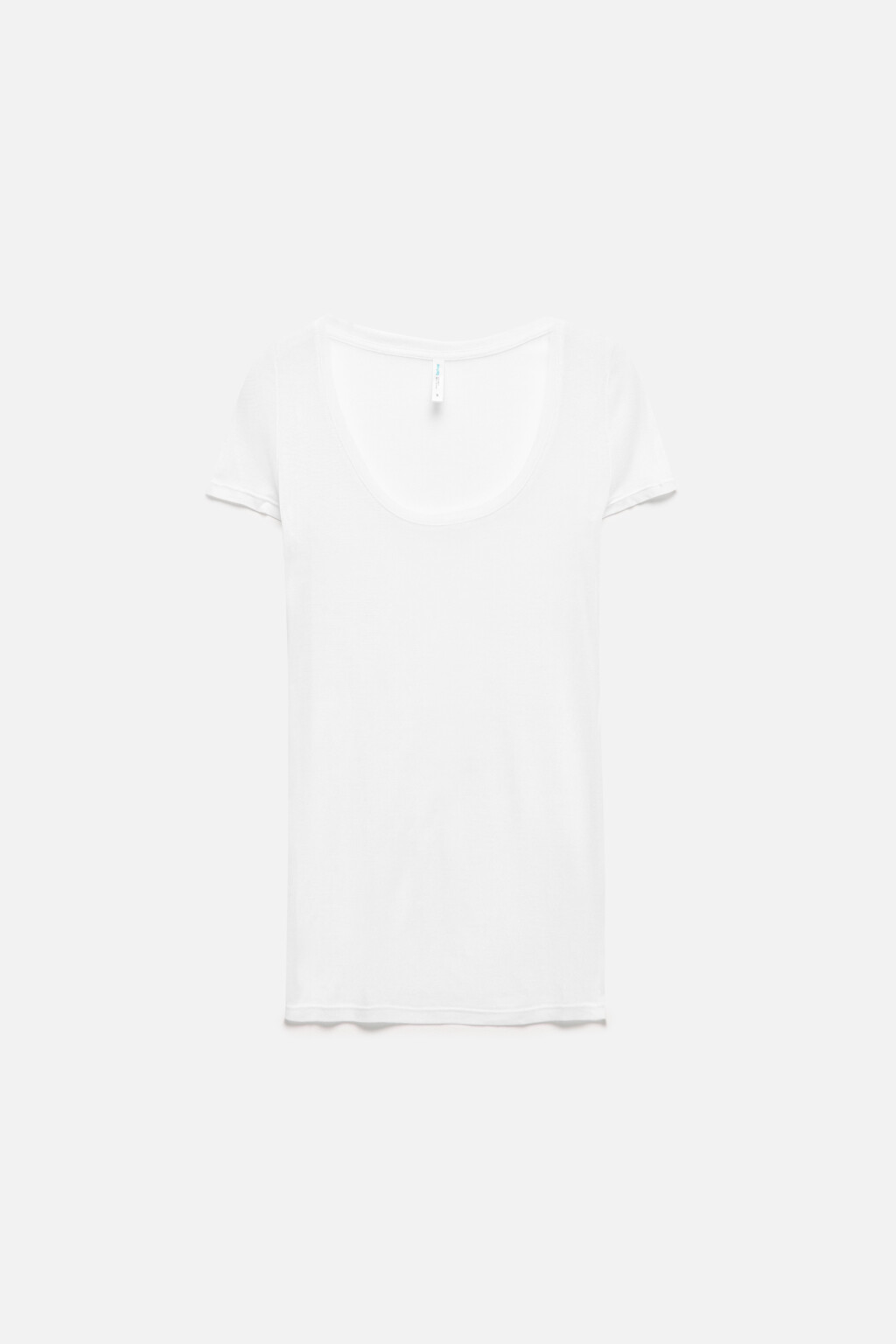 Футболка облегающая из лиоцелла - цвет белый - 8