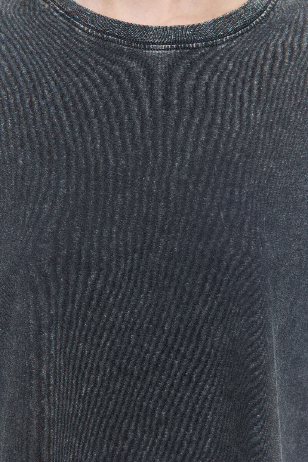 Футболка хлопковая с вареным эффектом - цвет серый - 6