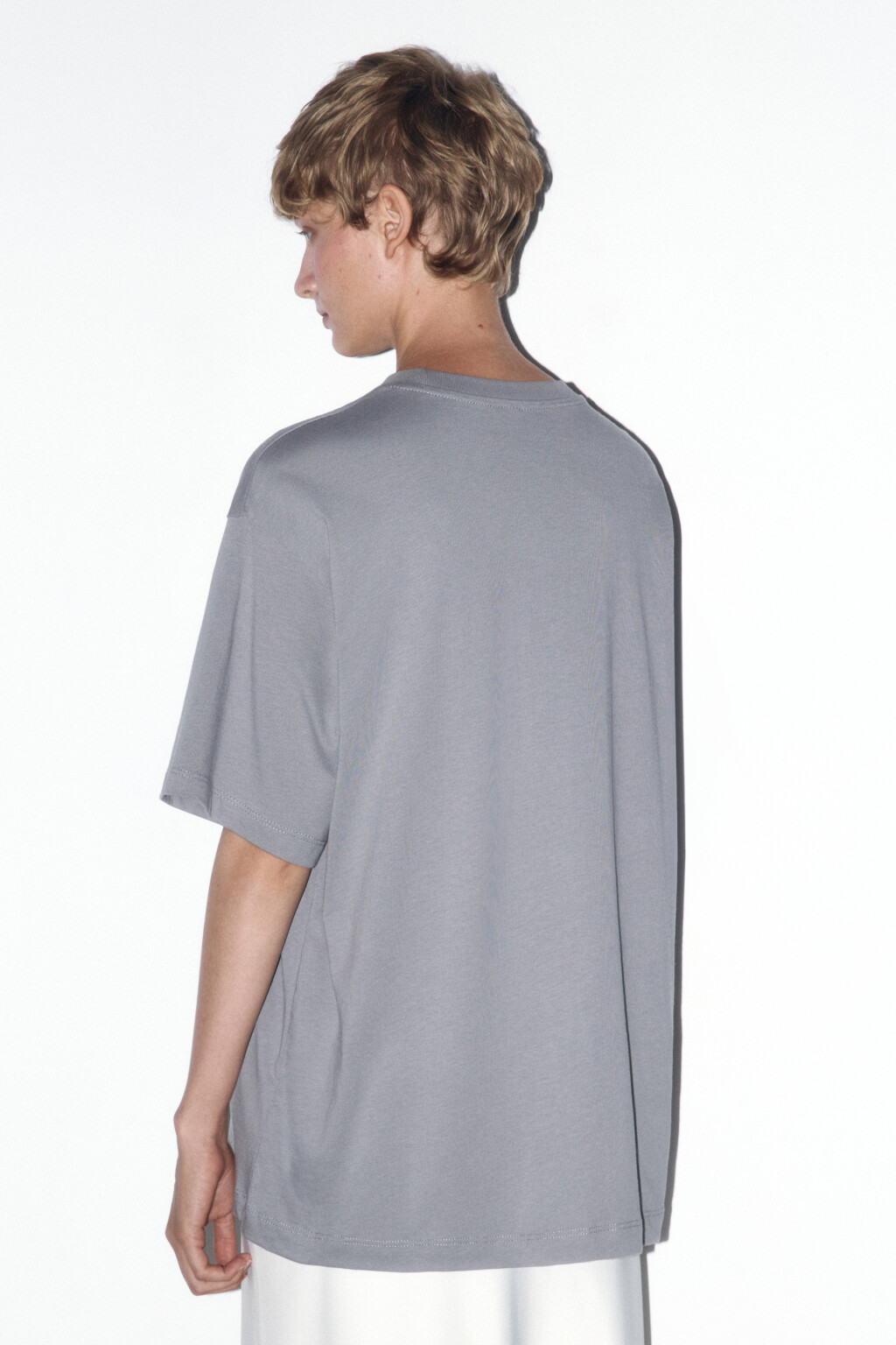 Футболка хлопковая с принтом в стиле таро - цвет серый - 4