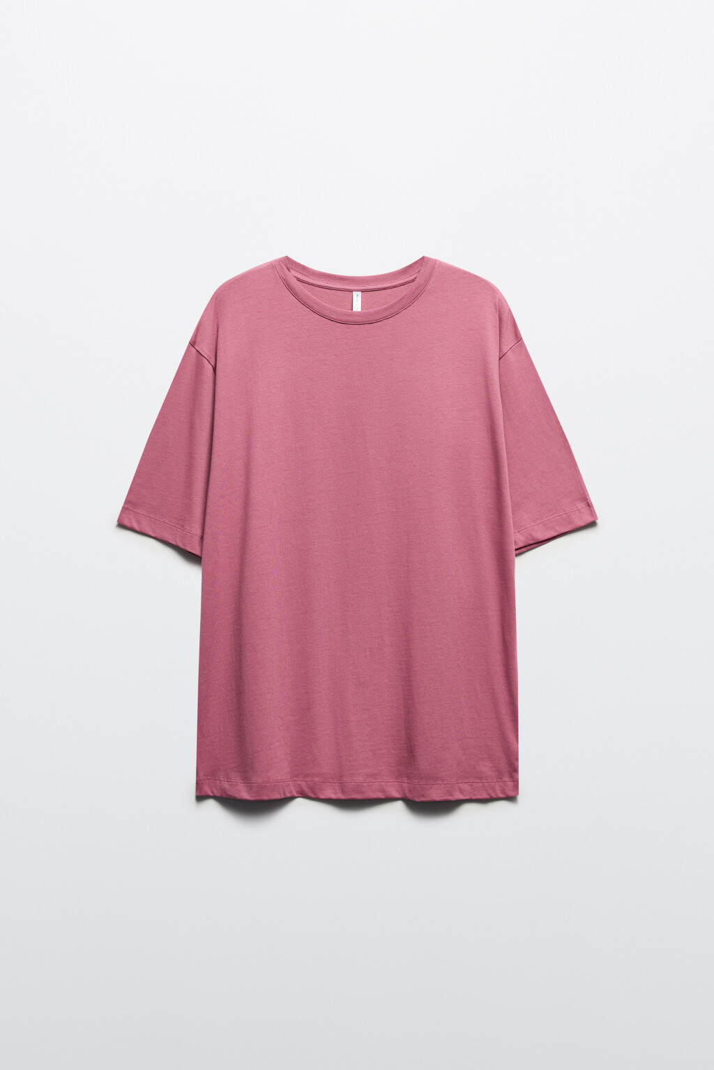 Футболка хлопковая с принтом-абстракцией - цвет розовый - 9