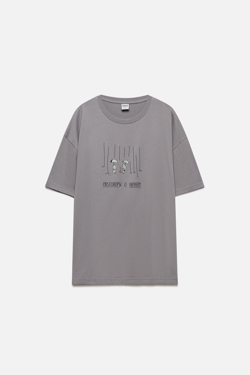 Футболка унисекс с принтом Bang! Bang! - цвет серый - 10