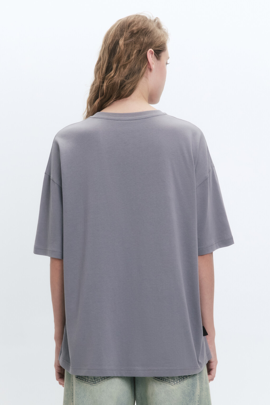 Футболка унисекс с принтом Bang! Bang! - цвет серый - 5