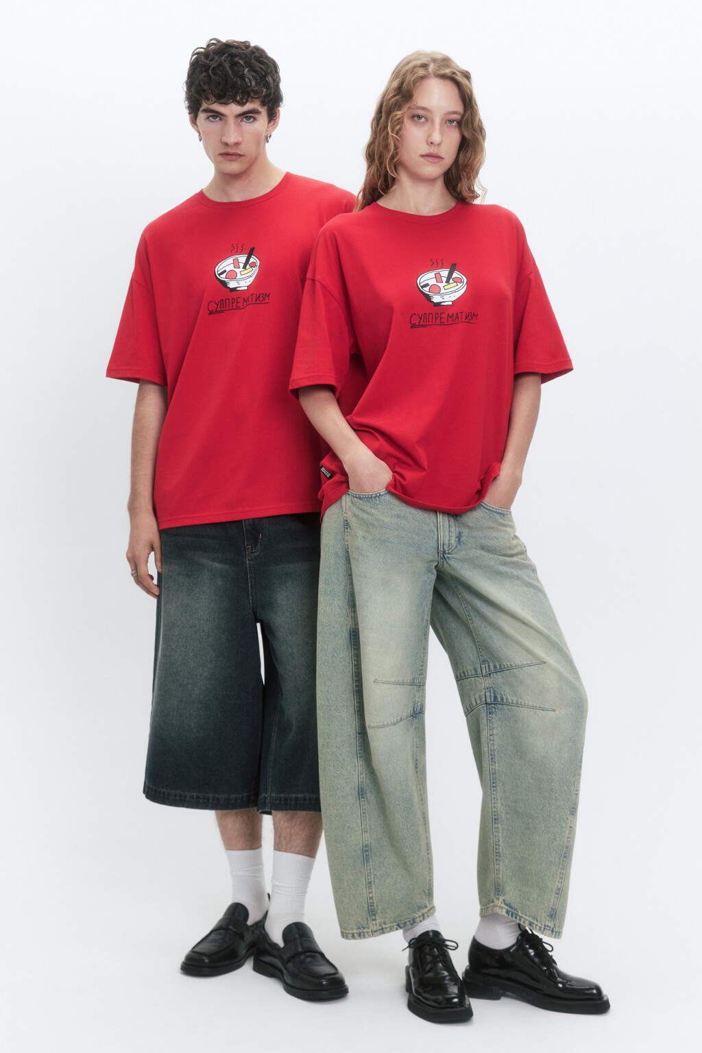 Футболка унисекс с принтом Bang! Bang! - цвет белый - 2