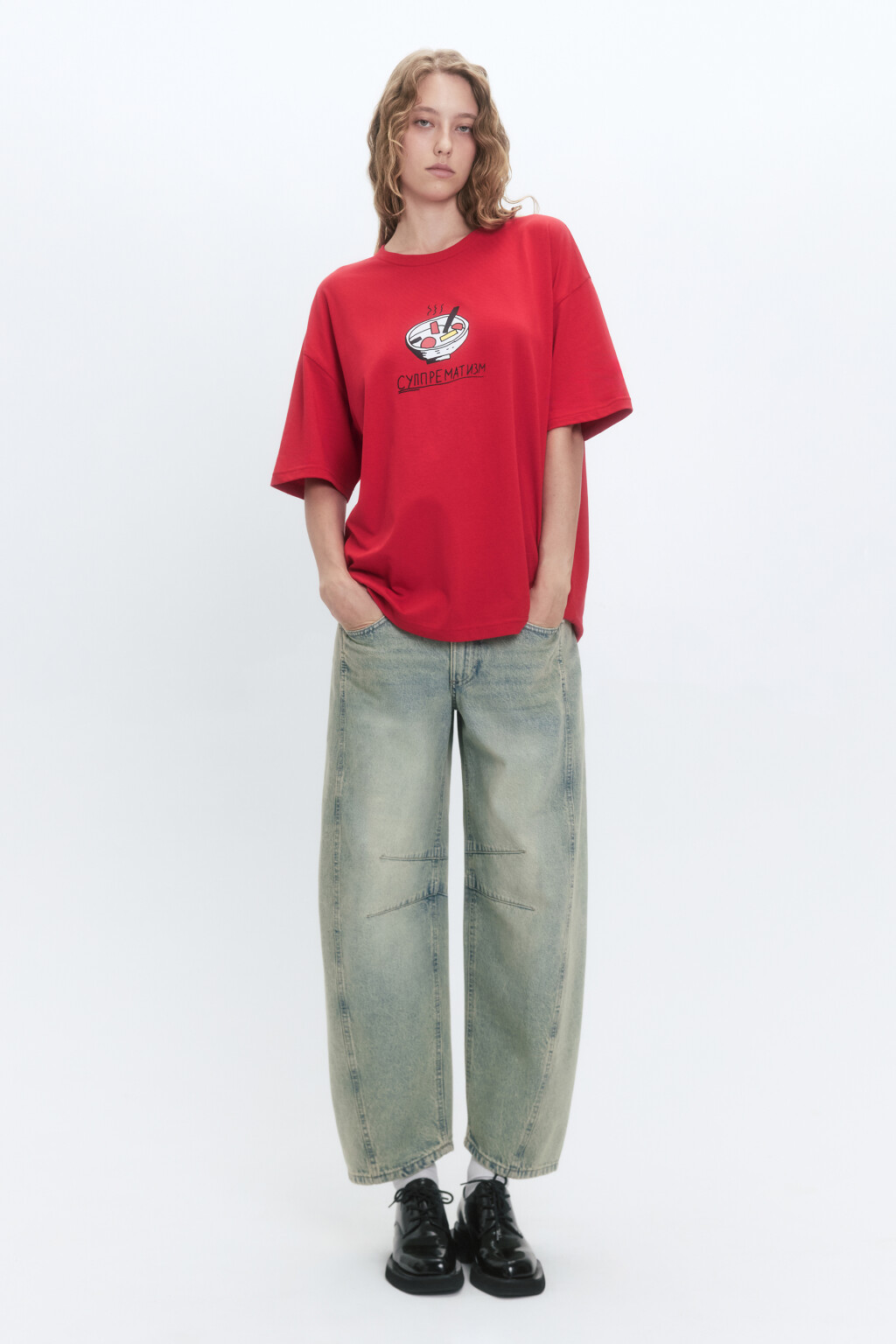 Футболка унисекс с принтом Bang! Bang! - цвет белый - 6