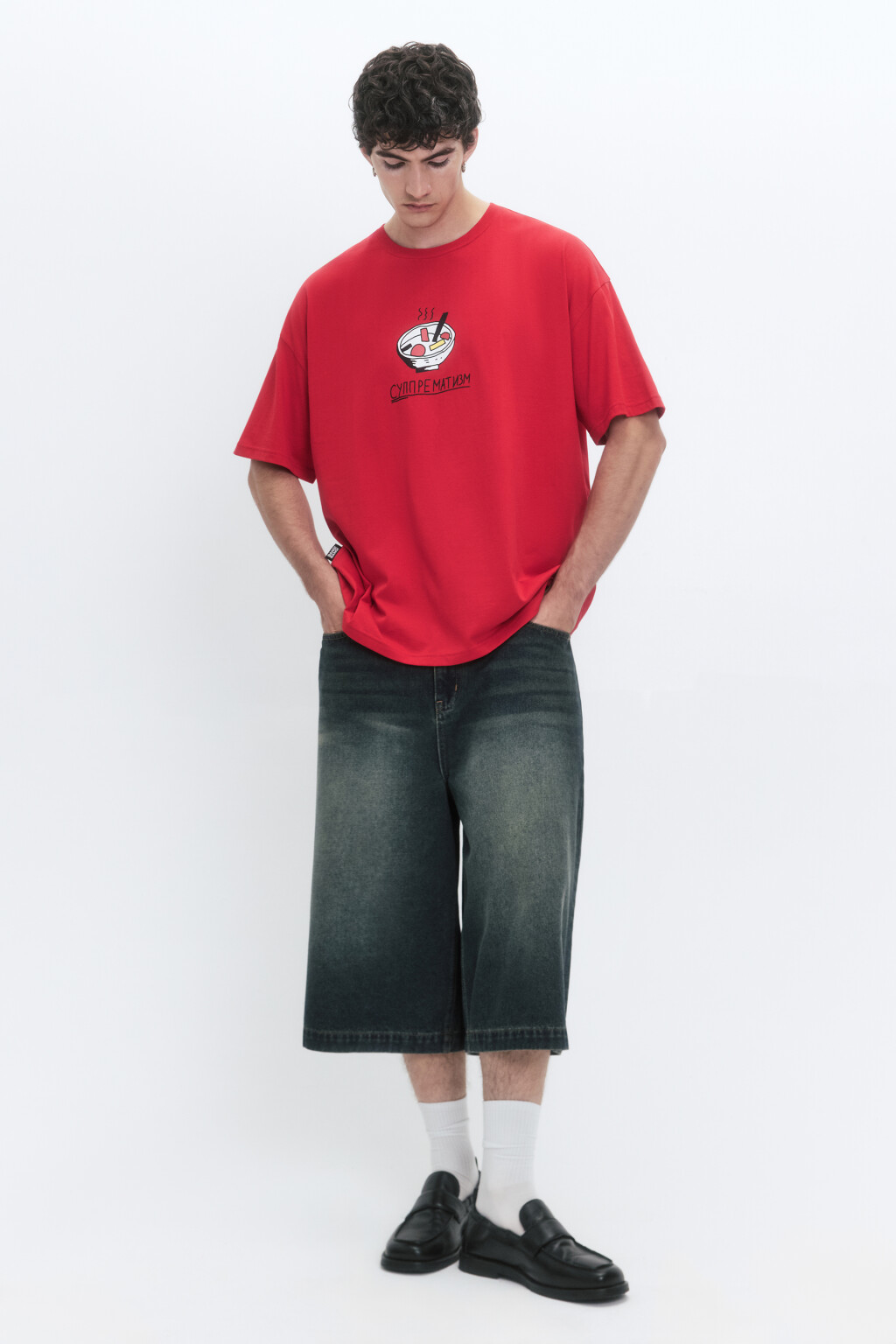 Футболка унисекс с принтом Bang! Bang! - цвет белый - 8