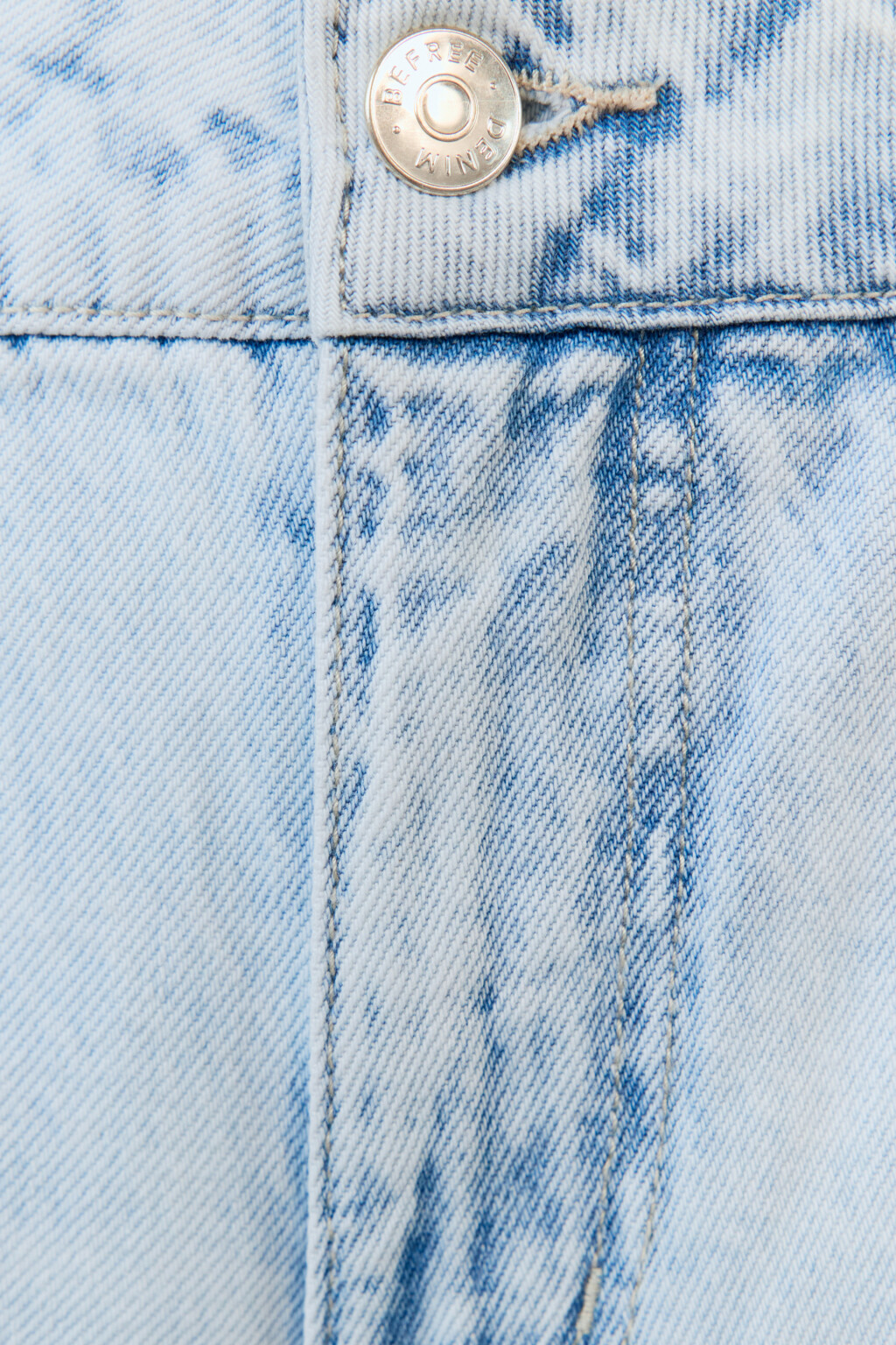 Джинсы рваные широкие с низкой посадкой - цвет голубой - 6